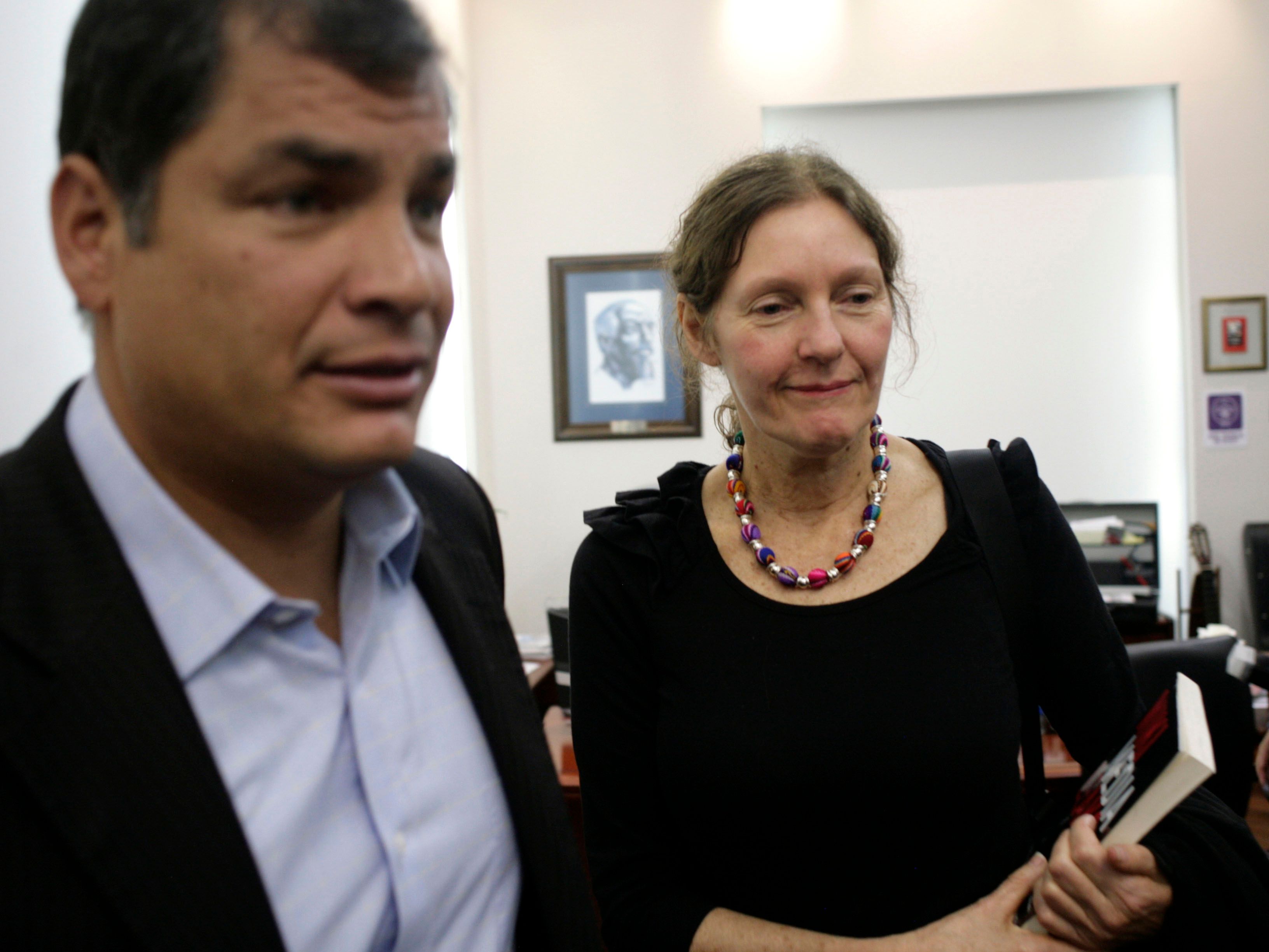 Die Mutter von Julian Assange, Christine Assange. (Archivbild)