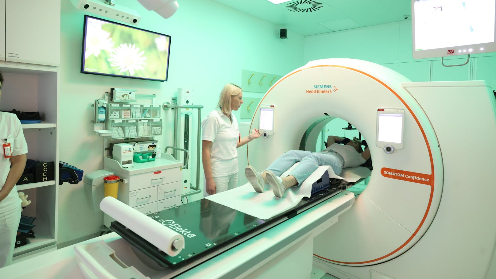Das Zentrum für Radioonkologie und Strahlentherapie in der Klinik Donaustadt ist mit Hightech-Geräten ausgestattet.