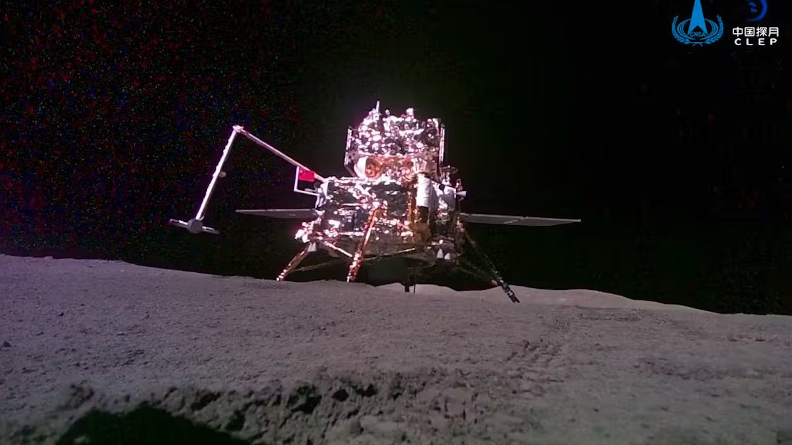 Chinesische Raumkapsel bringt Proben der Mond-Rückseite