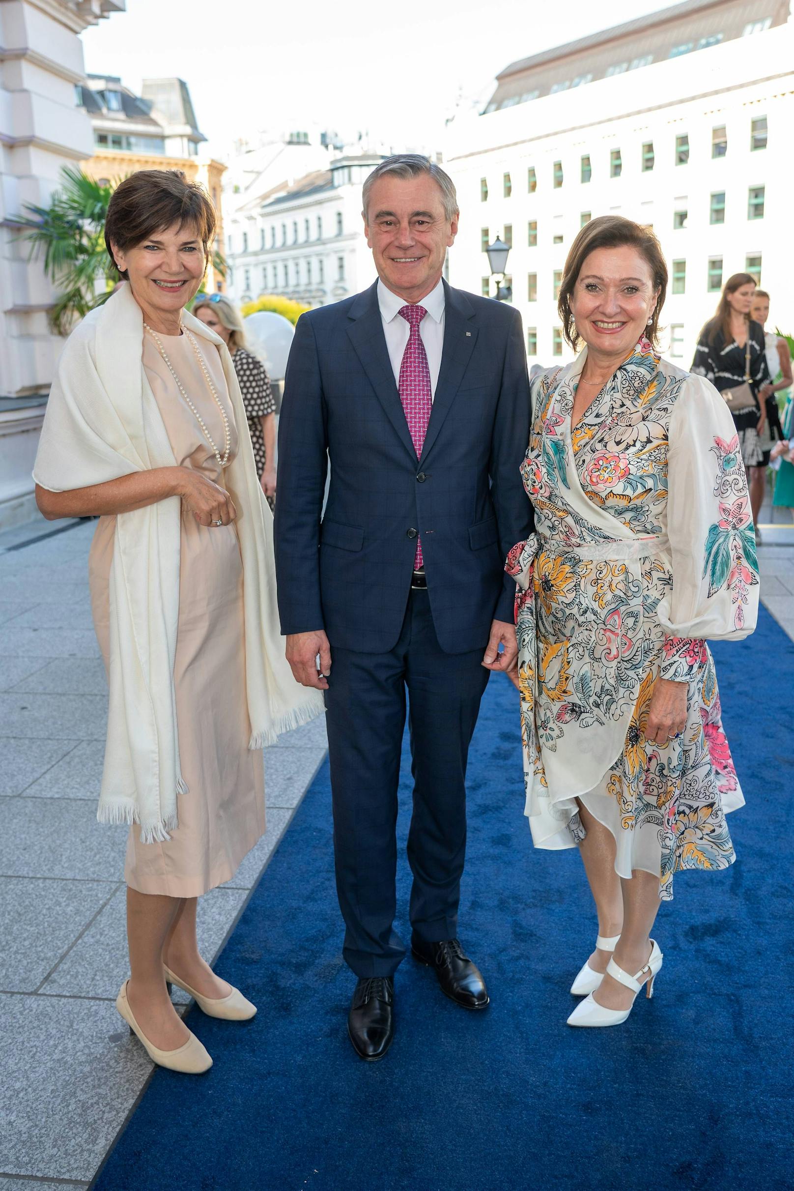 Heinrich Schaller, Michaela Keplinger-Mitterlehner und Sigird Burkowski