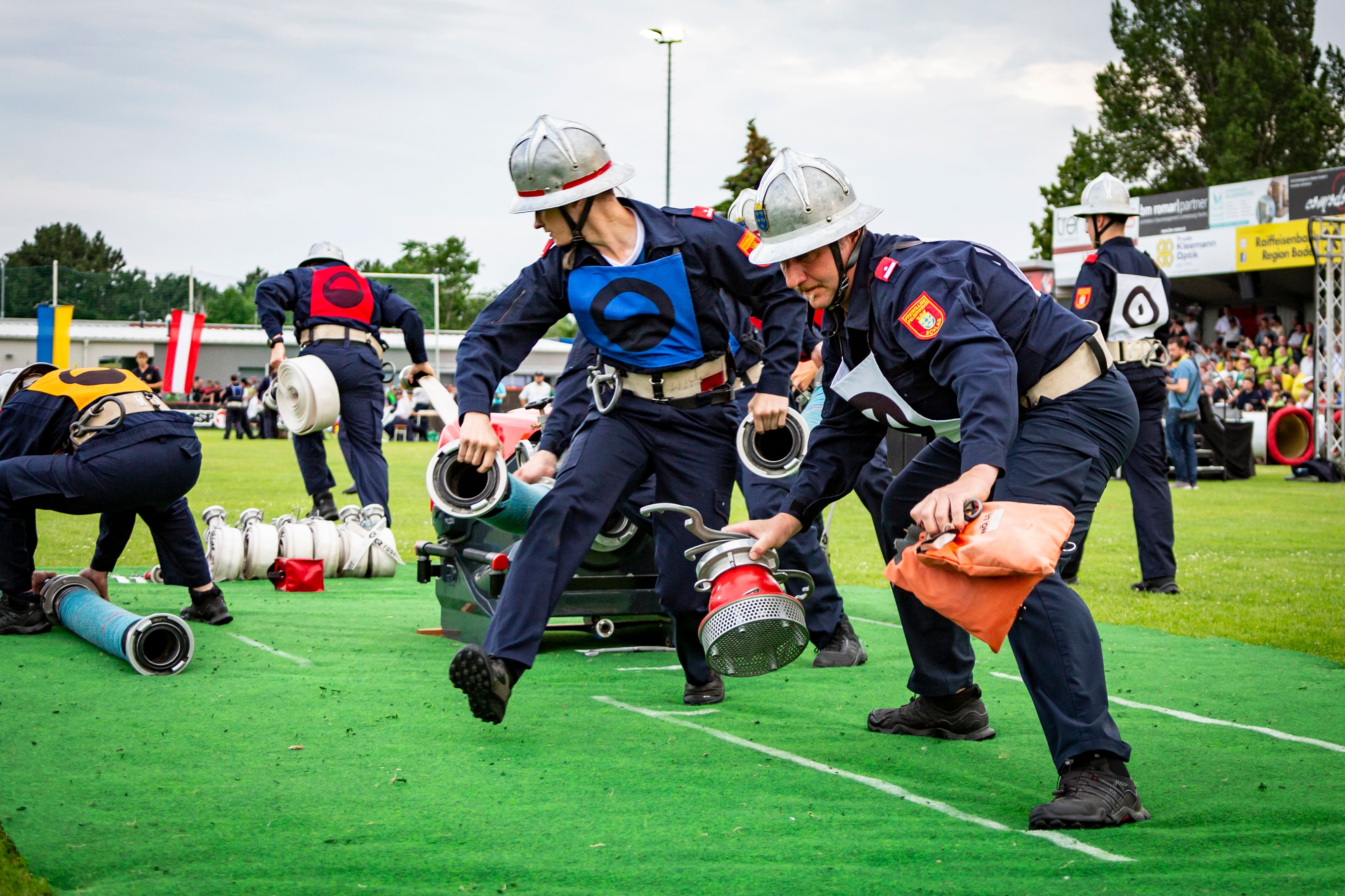 Bei den Landesleistungsbwerben treten Feuerwehren aus ganz Niederösterreich gegeneinander an. 