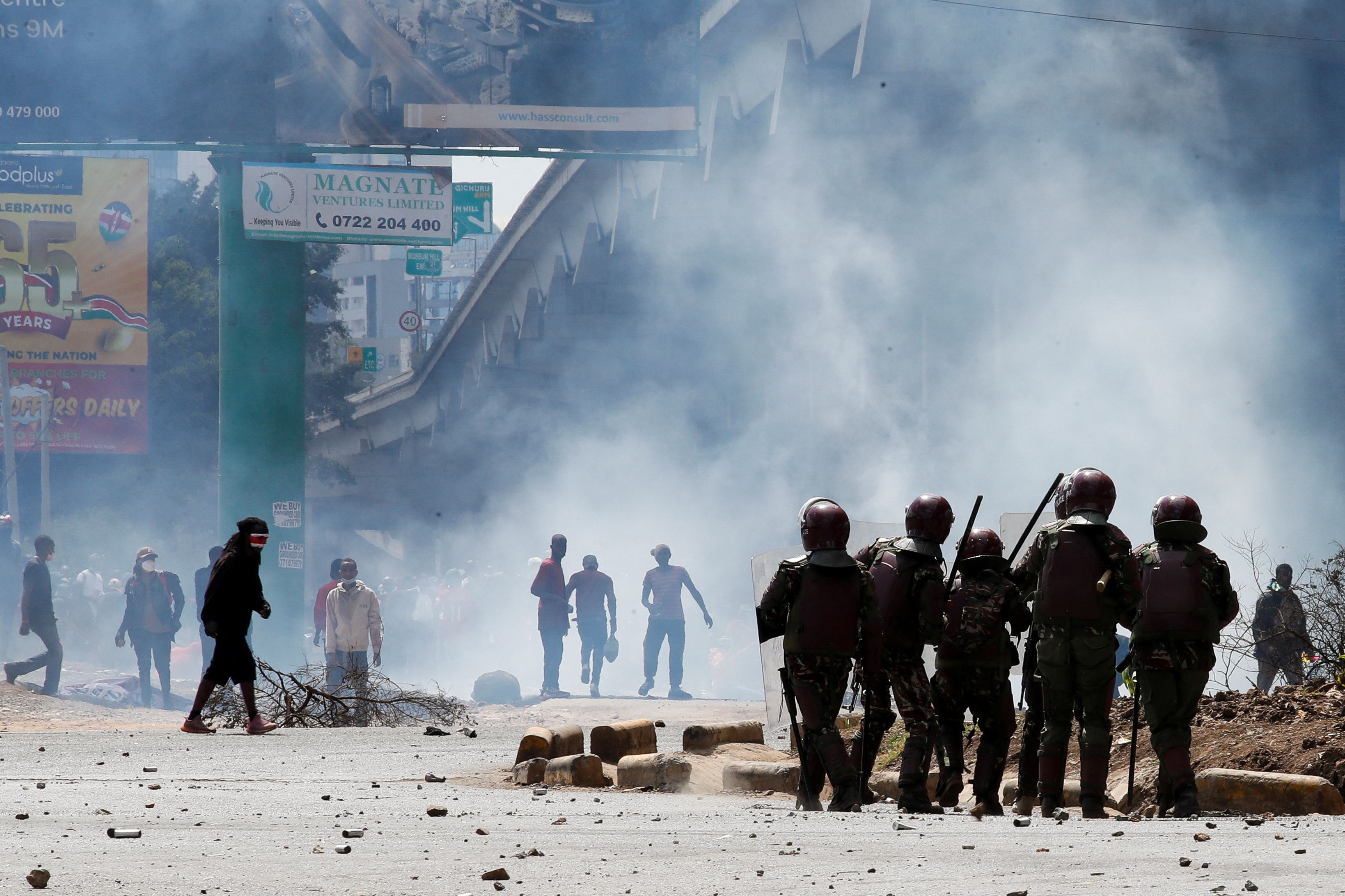 Am Dienstag eskalierten die Proteste gegen die geplante Steuererhöhung in Kenia.