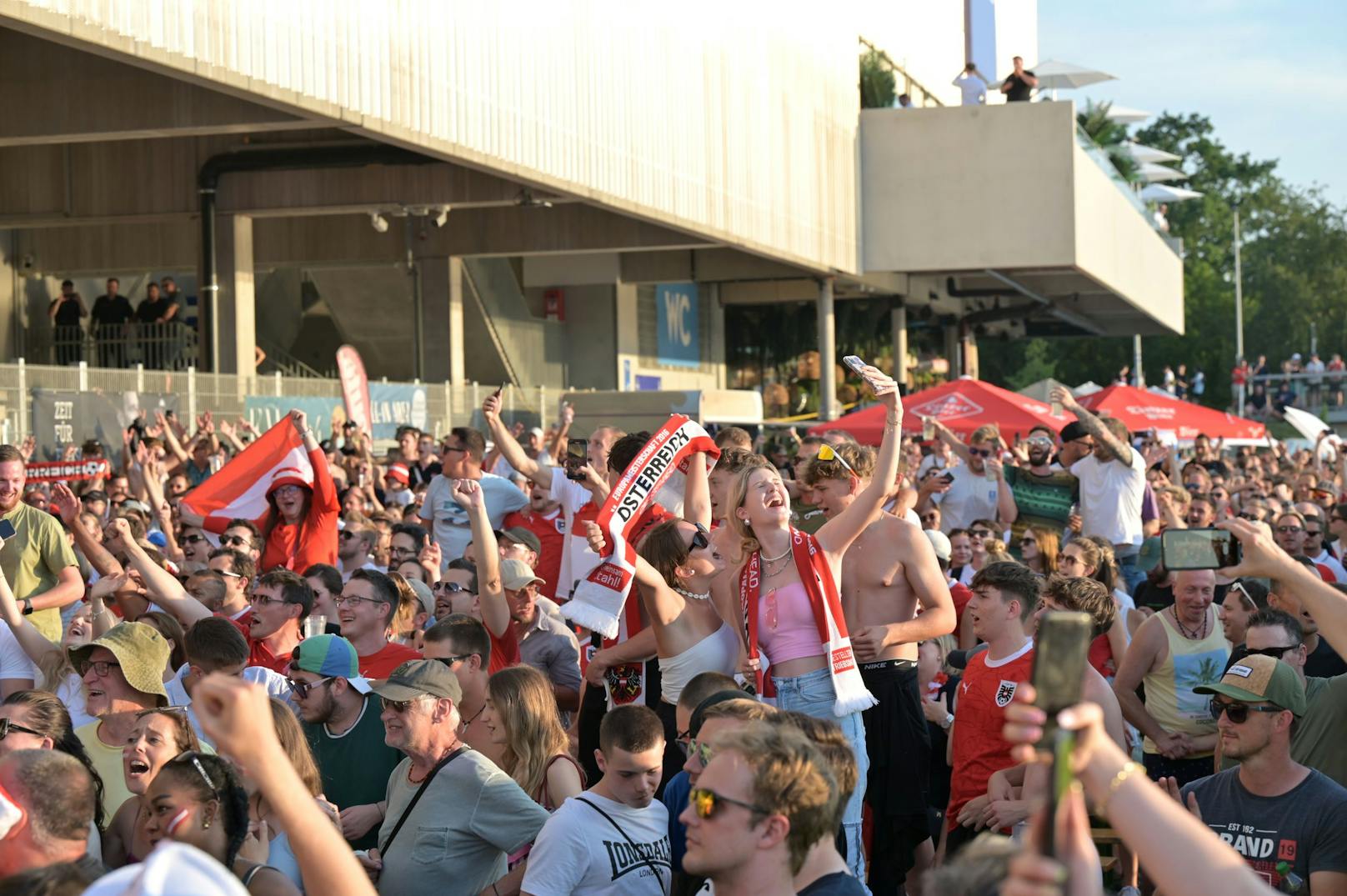 Unglaubliche Stimmung herrschte beim Sieg der ÖFB-Auswahl gegen die Niederlande.