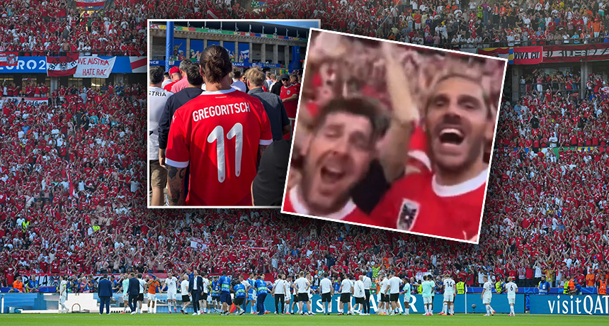 Trimmel jubelte im Fanblock