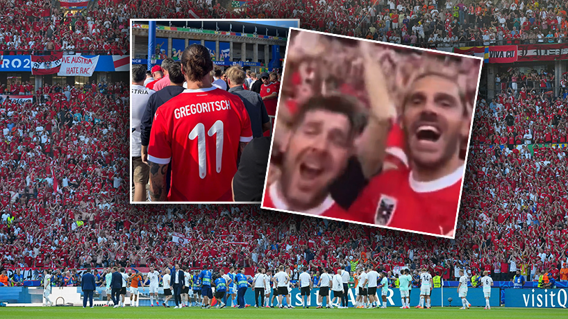 Trimmel jubelte im Fanblock