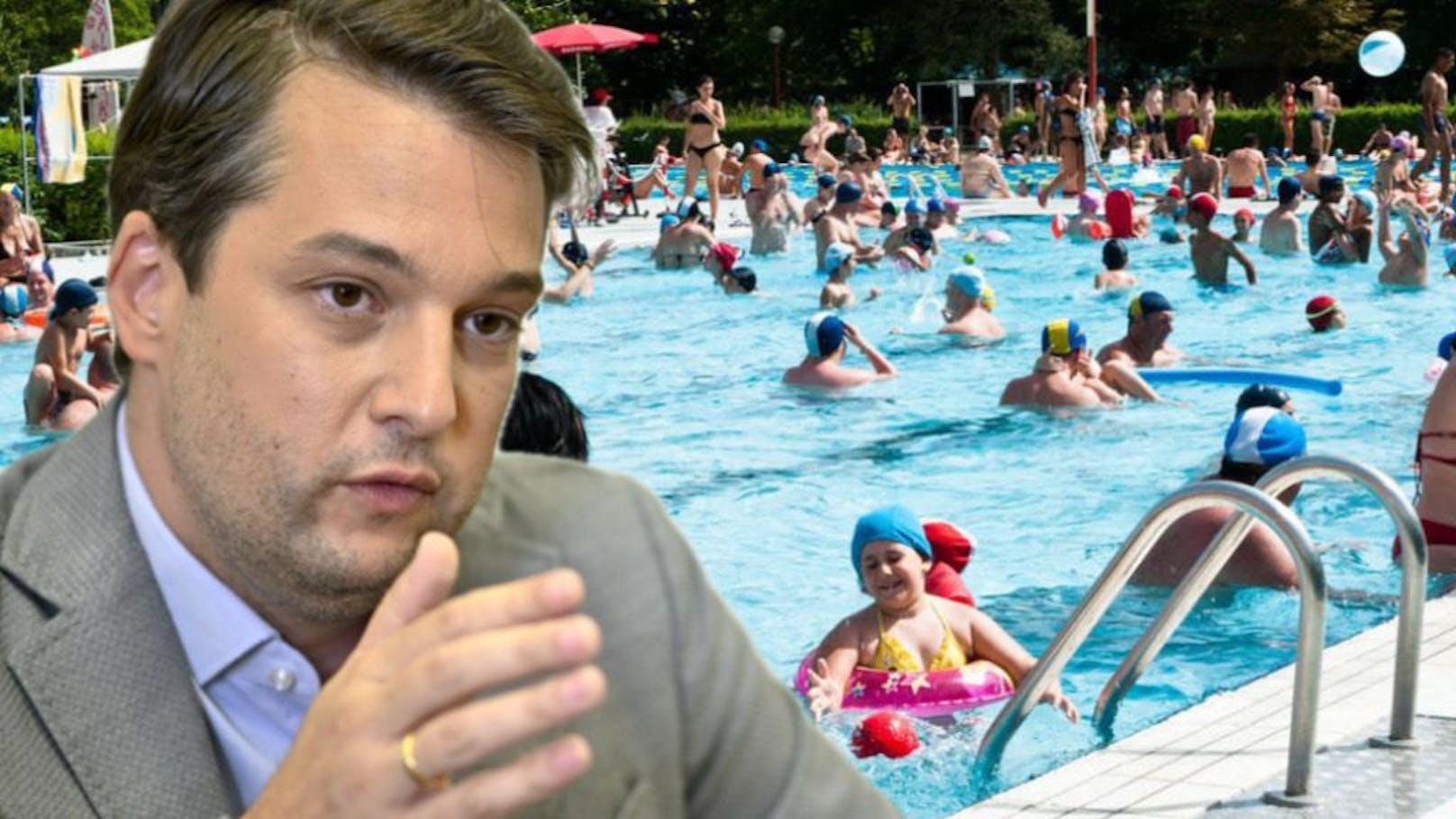 Wiens FPÖ-Chef will bewaffnete Polizei in Schwimmbädern