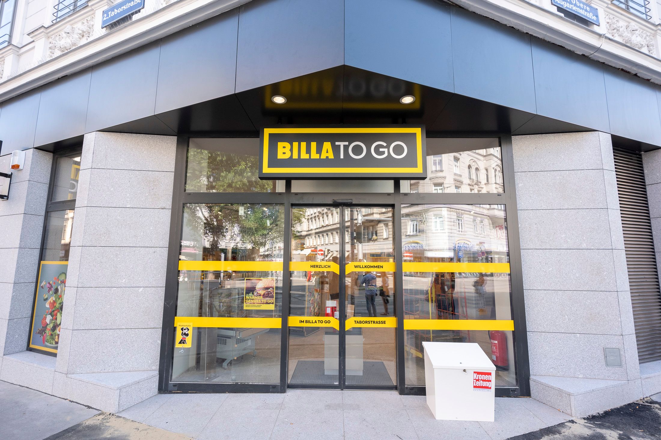 Österreichweit erste To-Go-Filiale im Wiener Bezirk Leopoldstadt