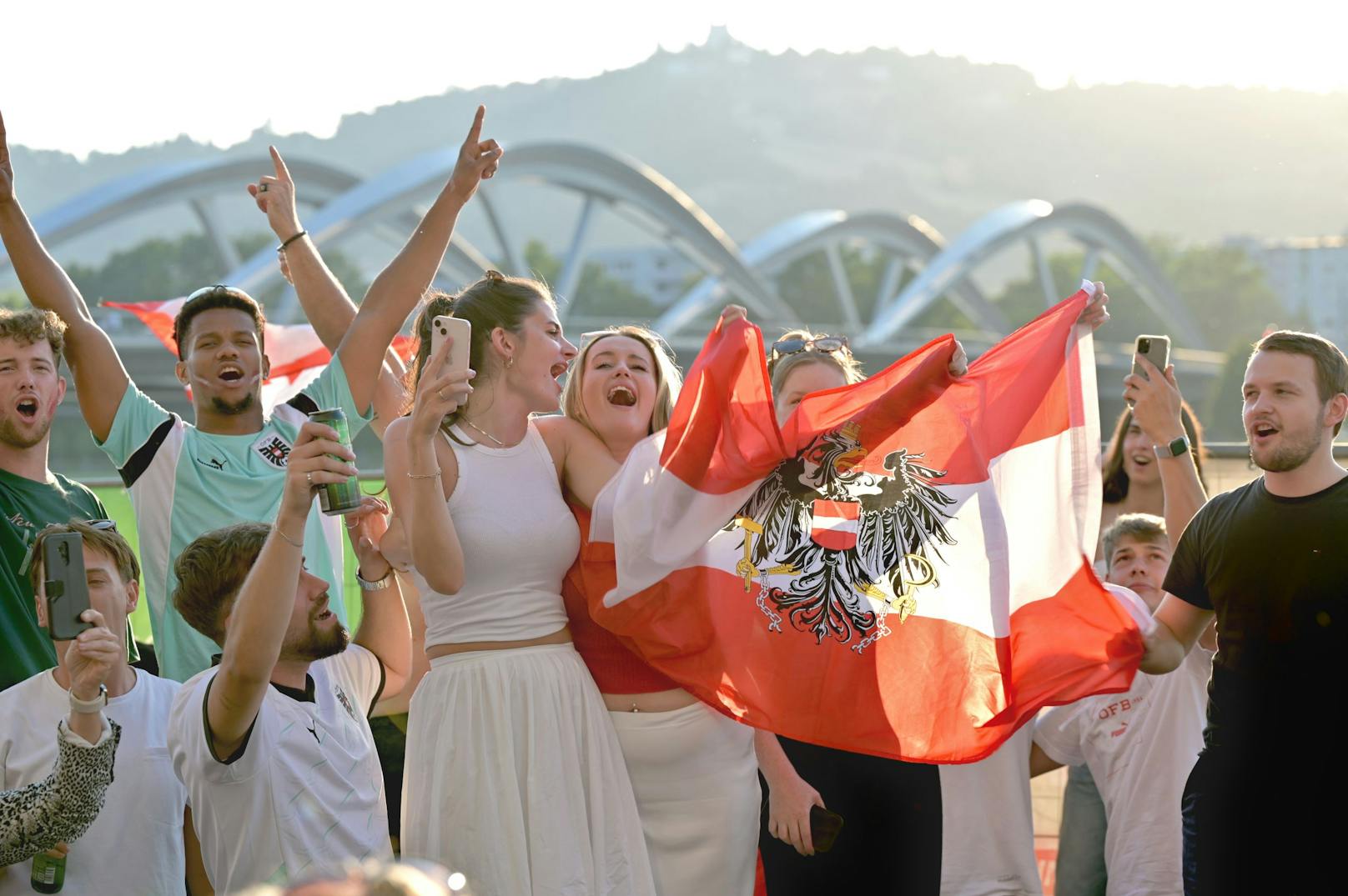 Unglaubliche Stimmung herrschte beim Sieg der ÖFB-Auswahl gegen die Niederlande.