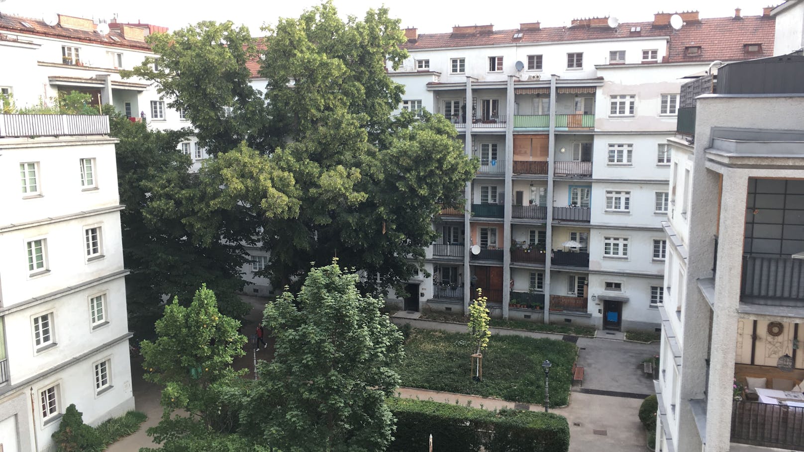 Vespa-Rowdy terrorisiert Mieter in Wiener Gemeindebau