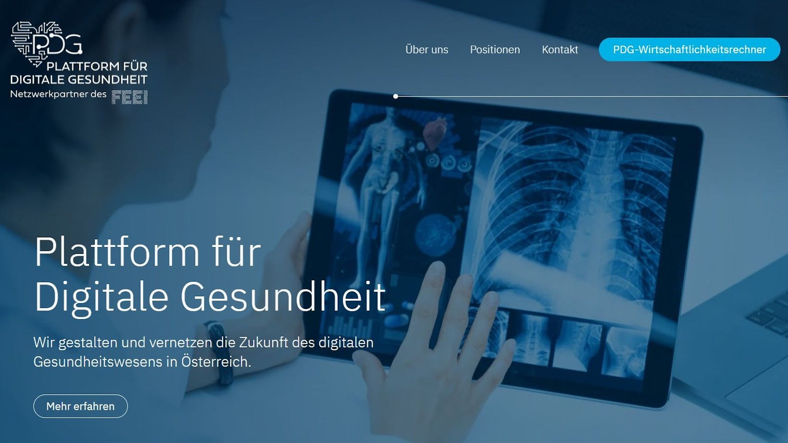 Neuer Webauftritt der "Plattform für Digitale Gesundheit".