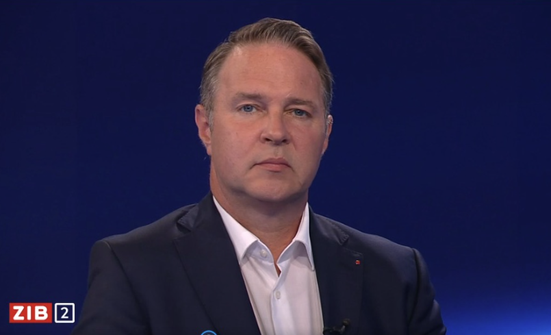 SPÖ-Chef Andreas Babler am späten Donnerstagabend in der ORF-