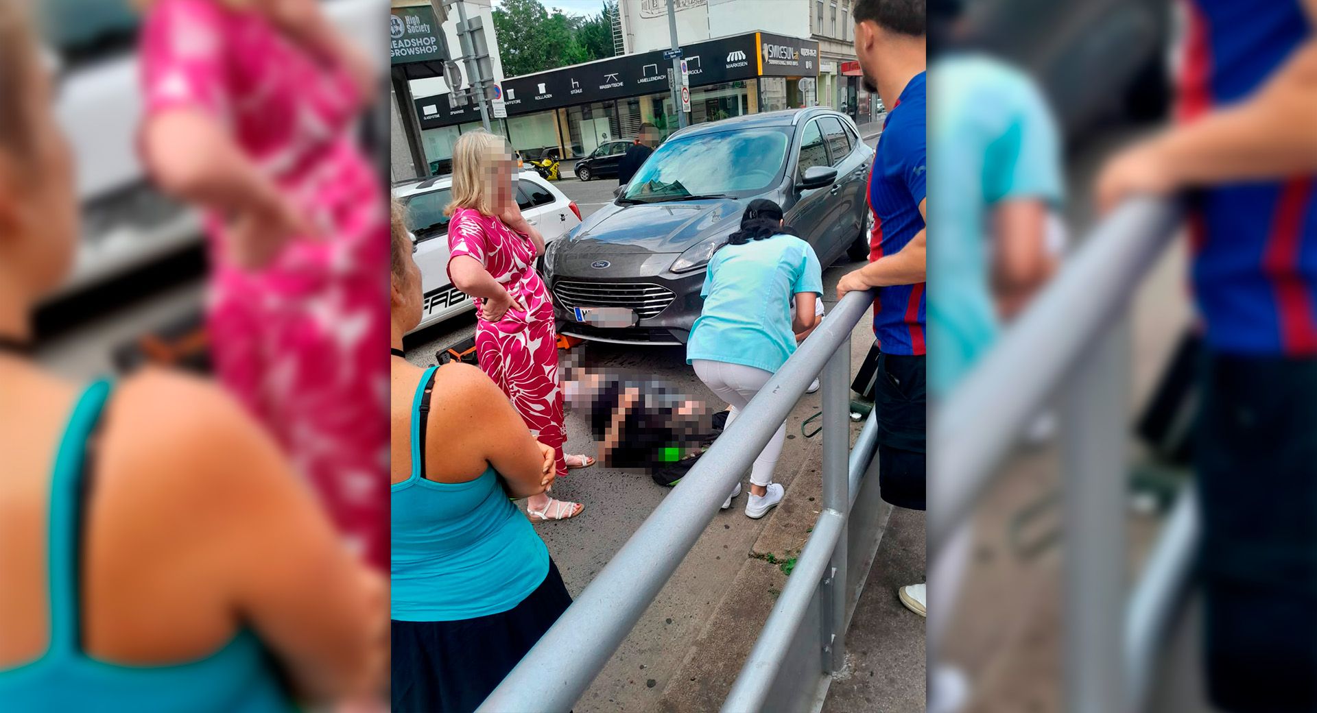Crash in Wien-Floirdsdorf 