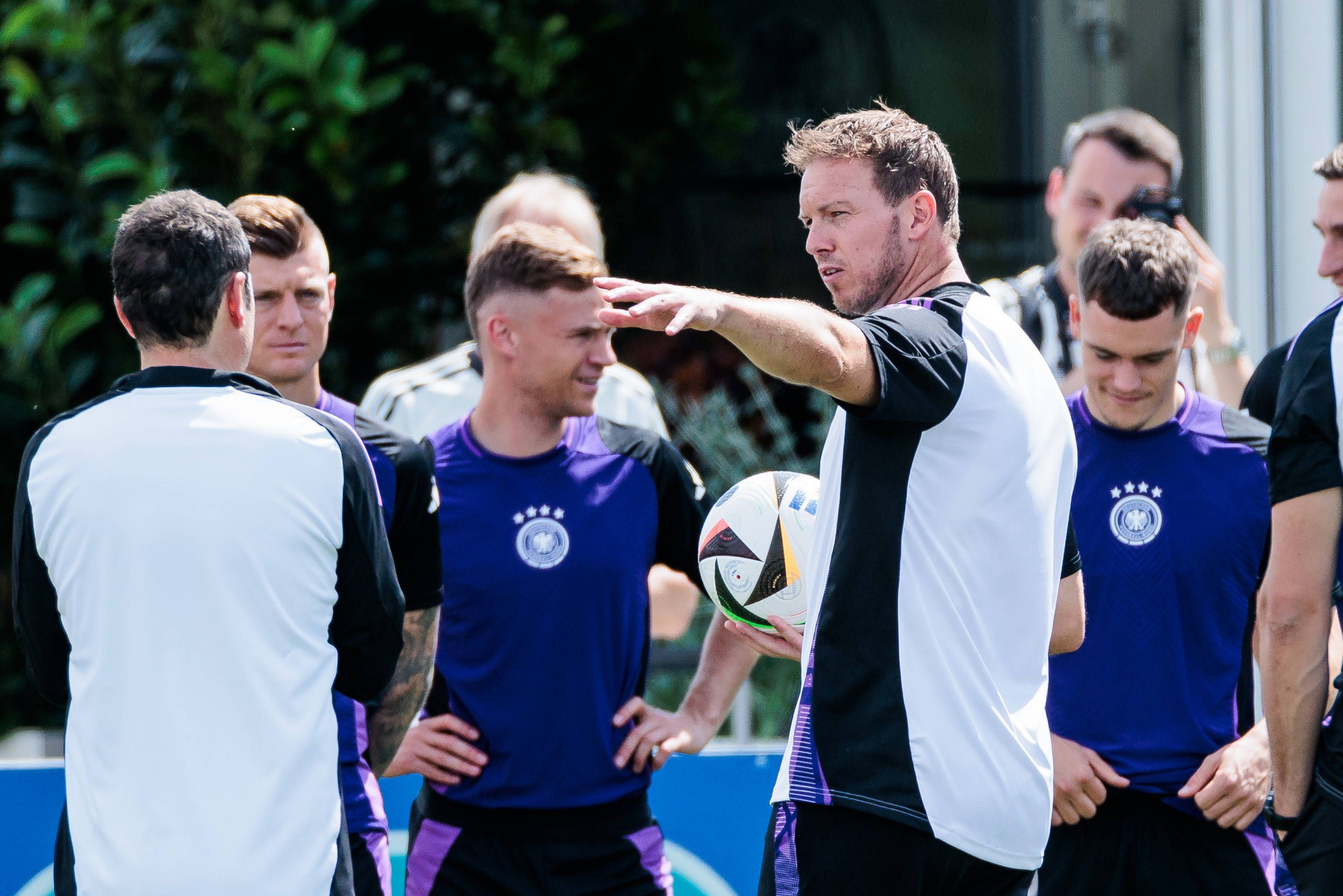 Deutschlands Fußball-Nationalteam trainiert in Herzogenaurach. 