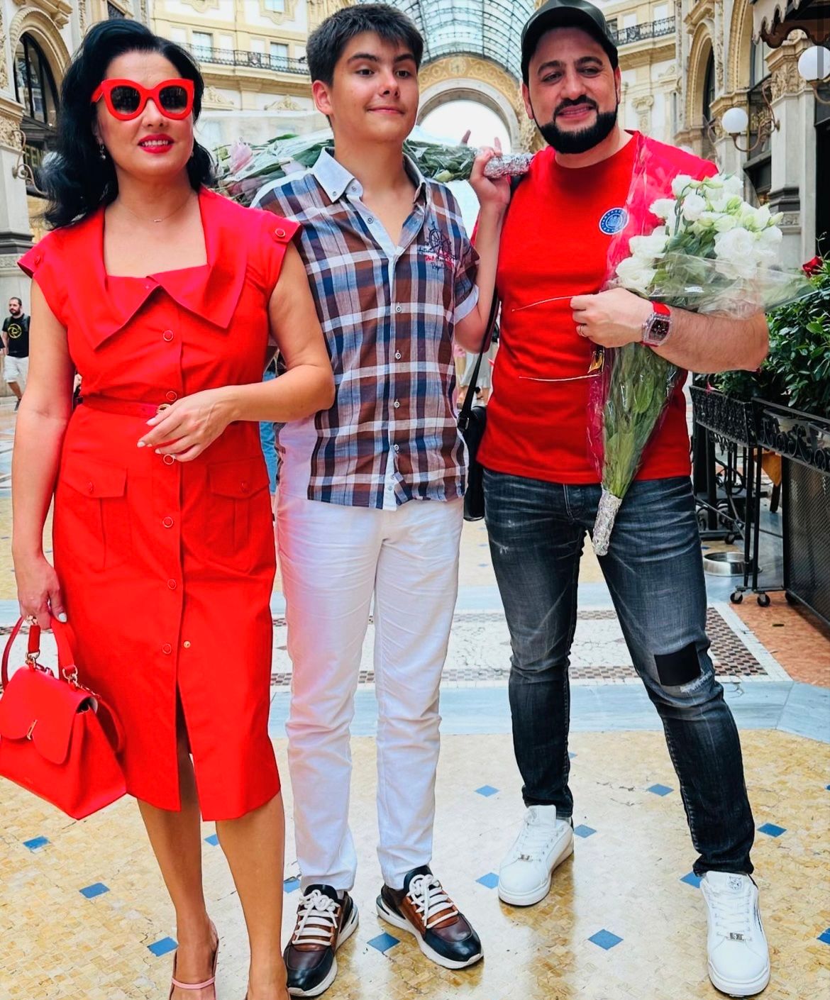 Kein Zoff: Die Familie tritt nach wie vor geschlossen auf.