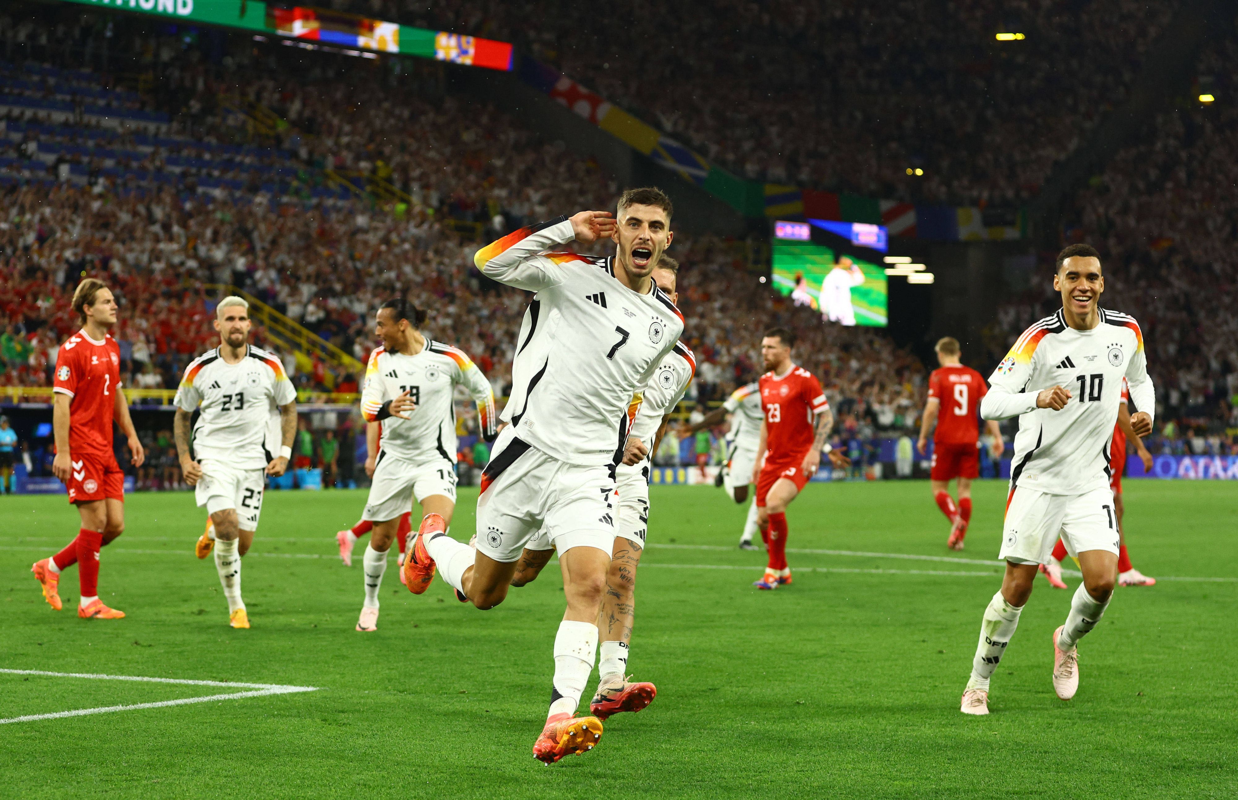 Deutschland jubelt gegen Dänemark