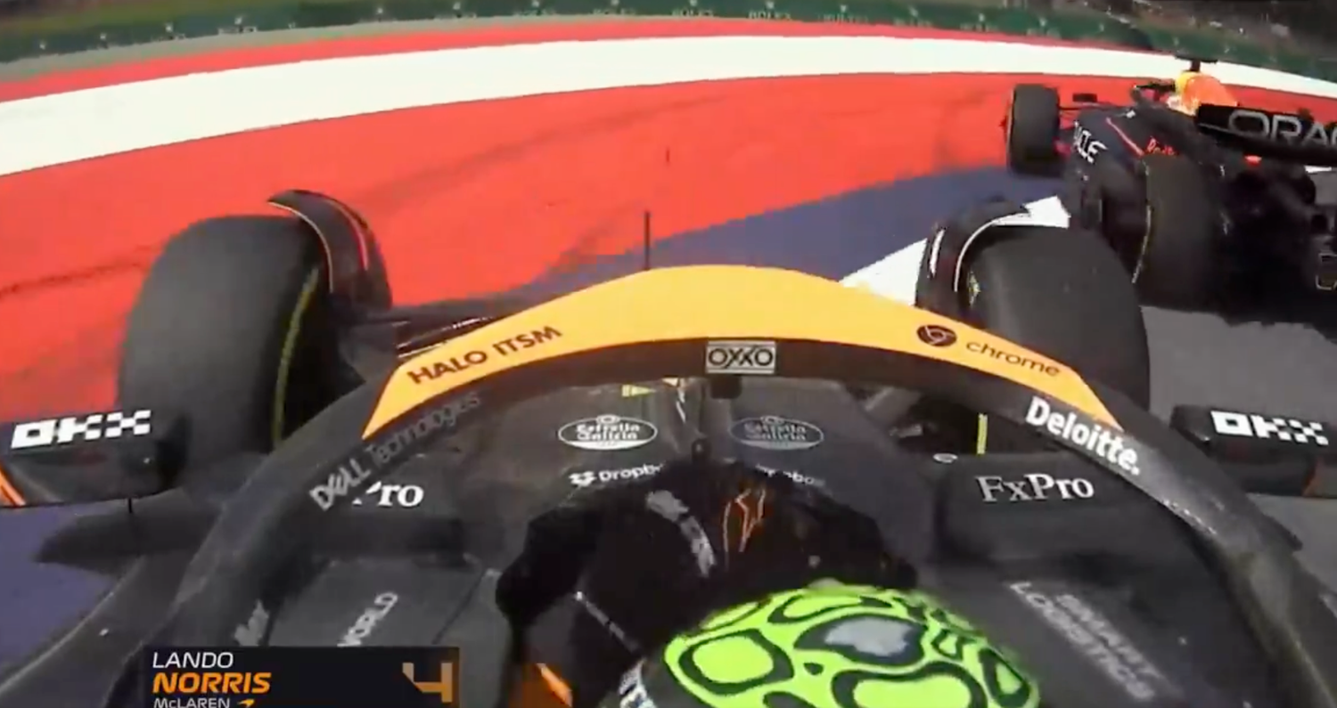 Norris und Verstappen krachen zusammen. 