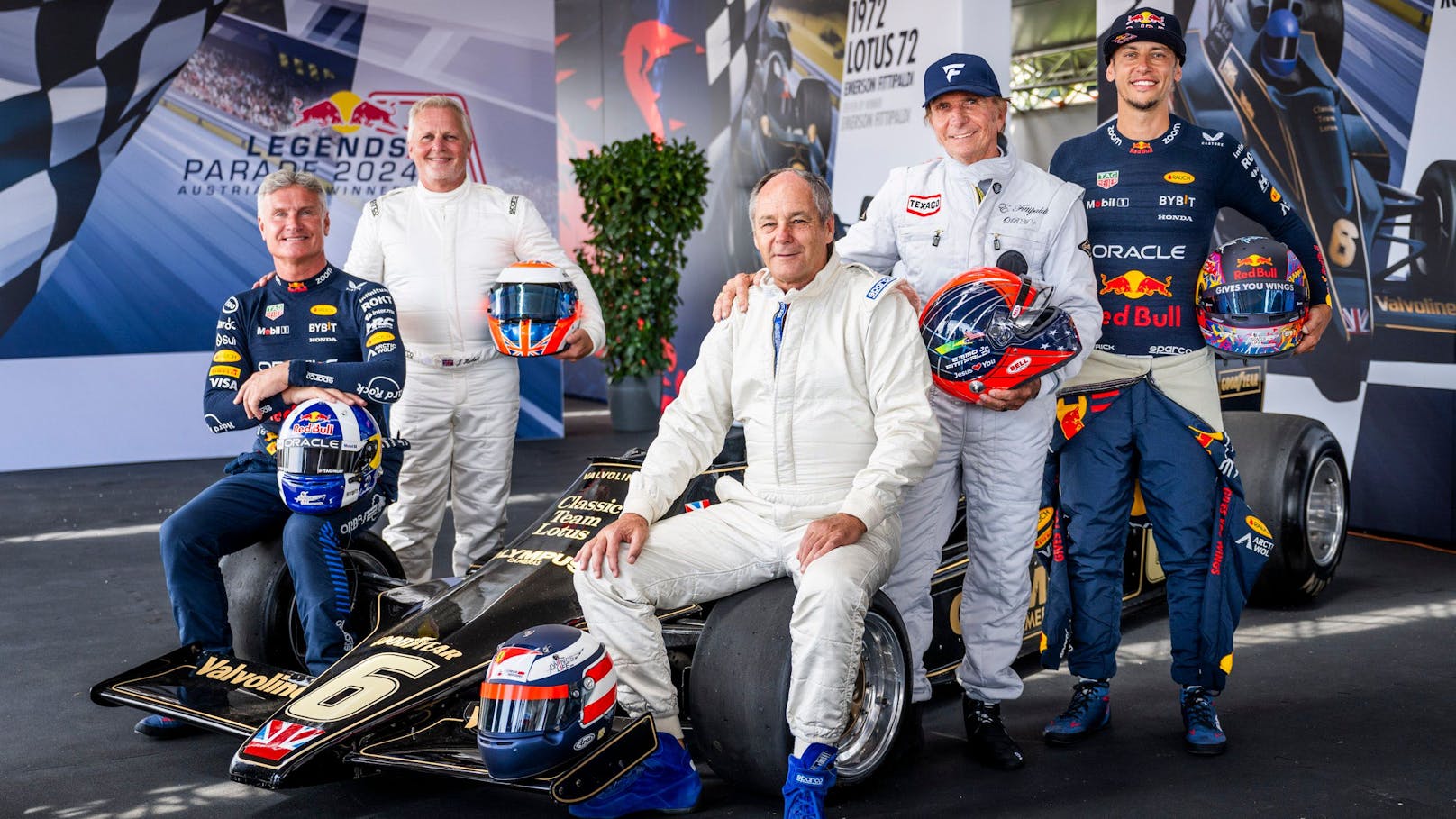 Legends Parade mit David Coulthard, Gerhard Berger, Patrick Friesacher