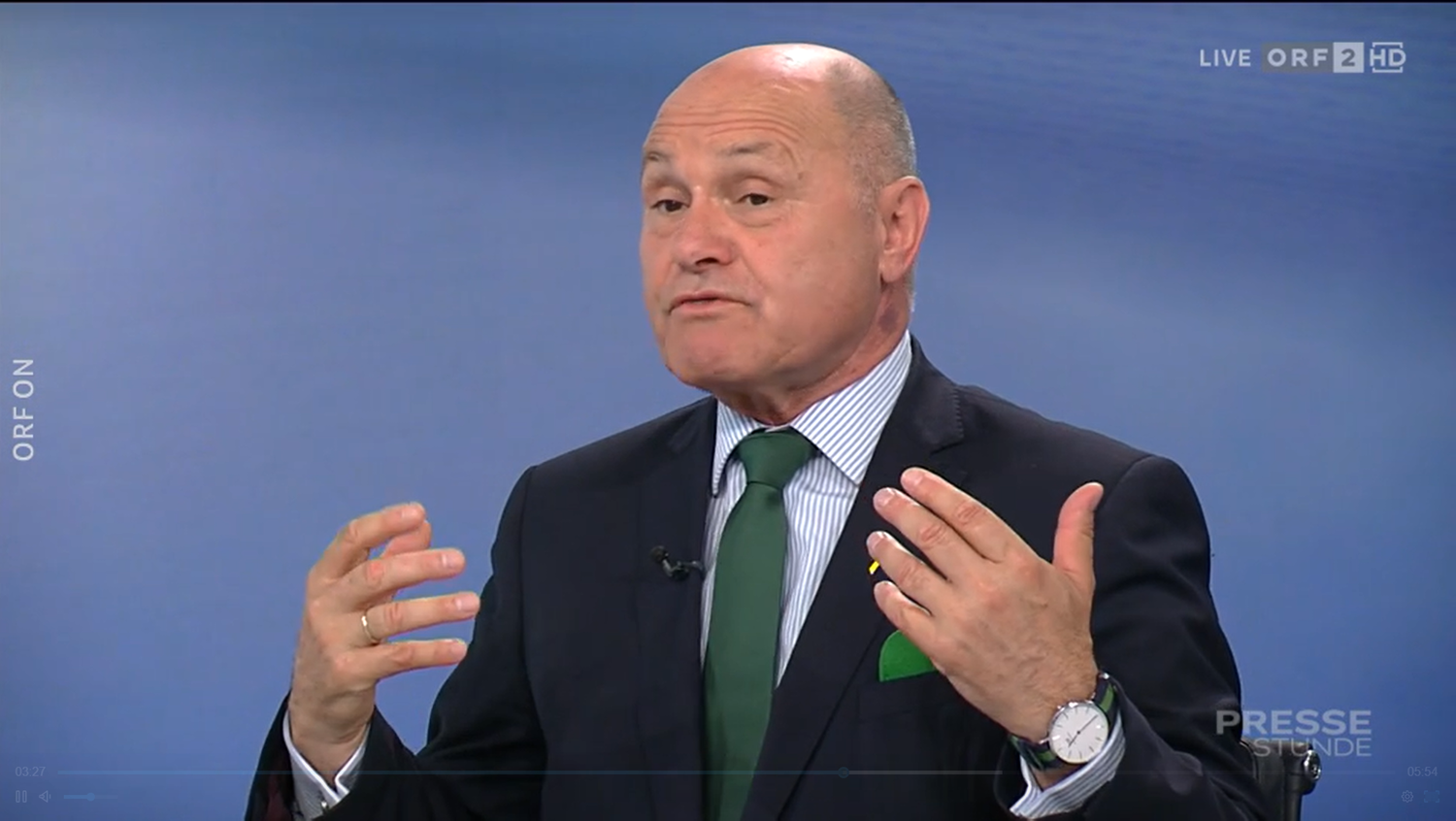 Nationalratspräsident Wolfgang Sobotka war am Sonntag Gast in der ORF-Pressestunde.