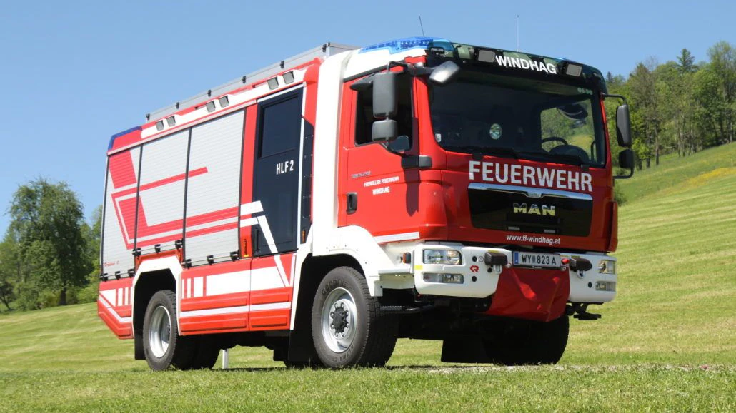 Symbolbild eines Feuerwehrautos