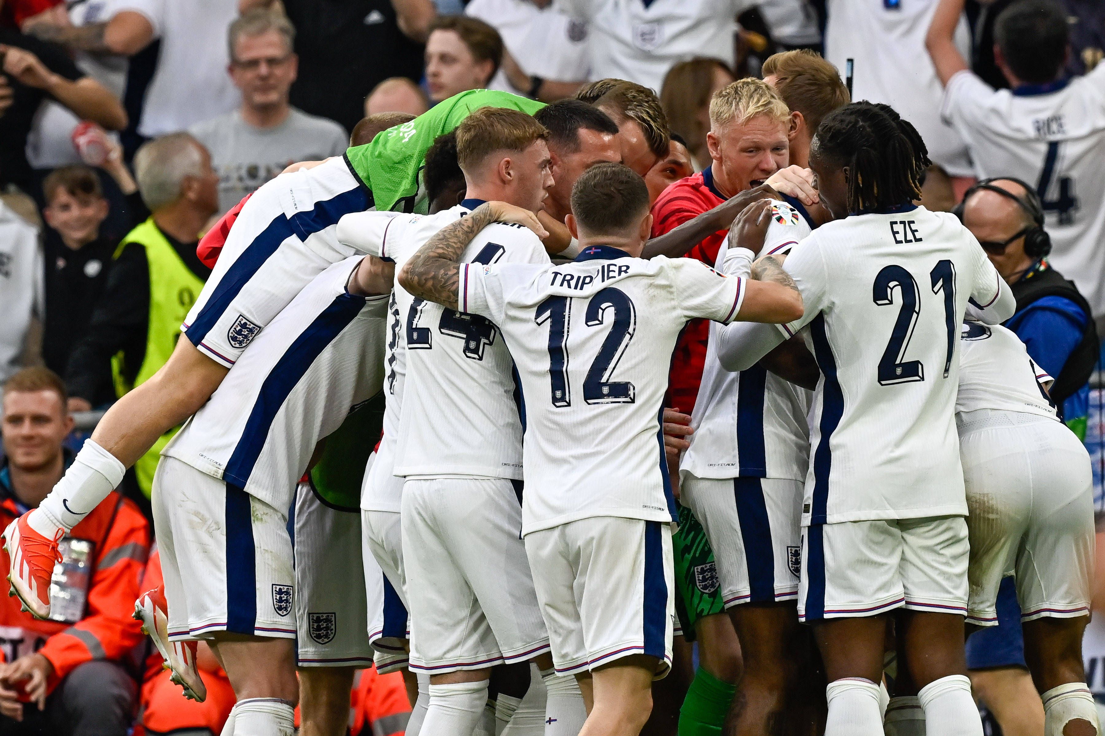 Bei den Engländern war die Freude riesig.