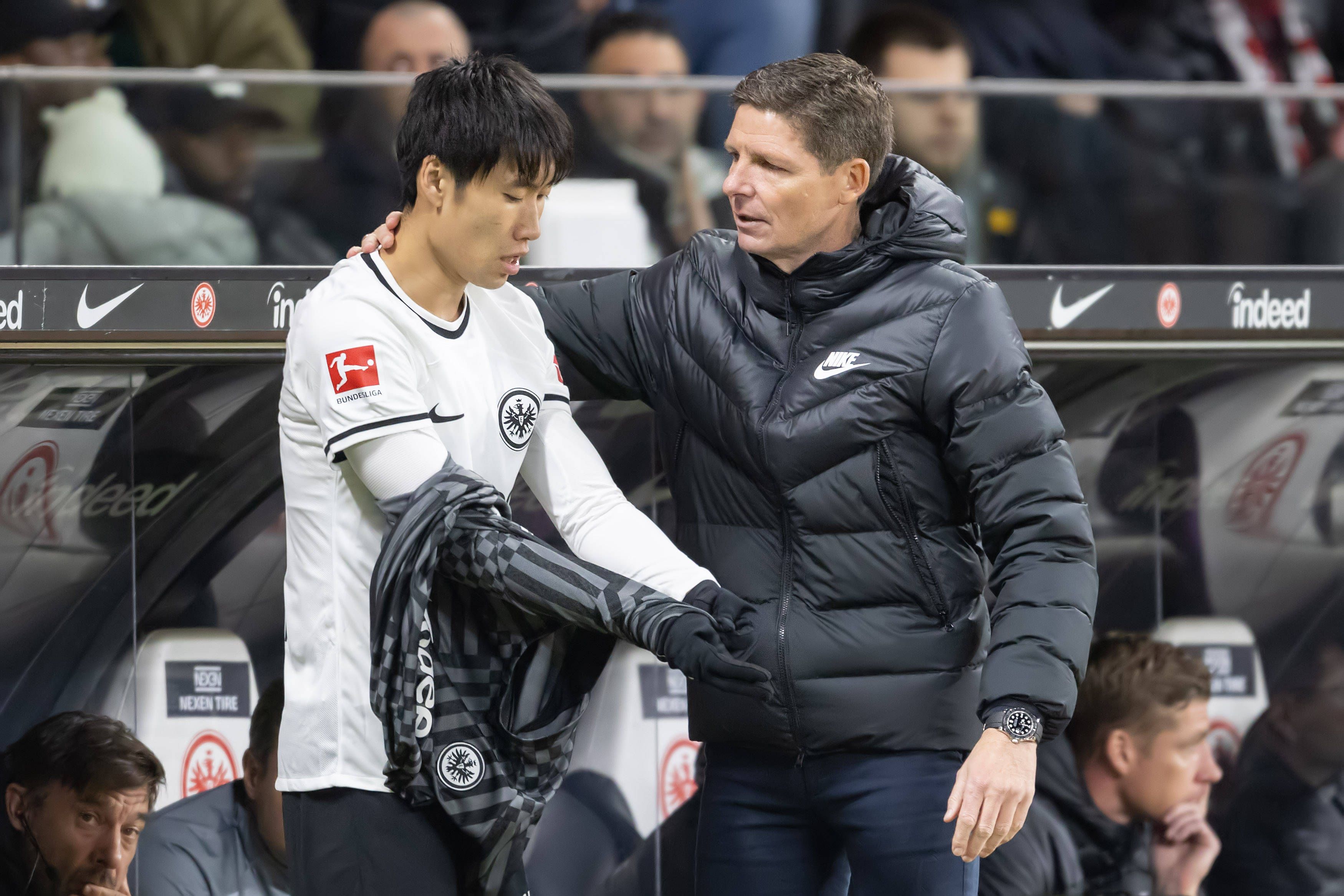 In Frankfurt gewannen Oliver Glasner und Daichi Kamada zusammen die Europa League.