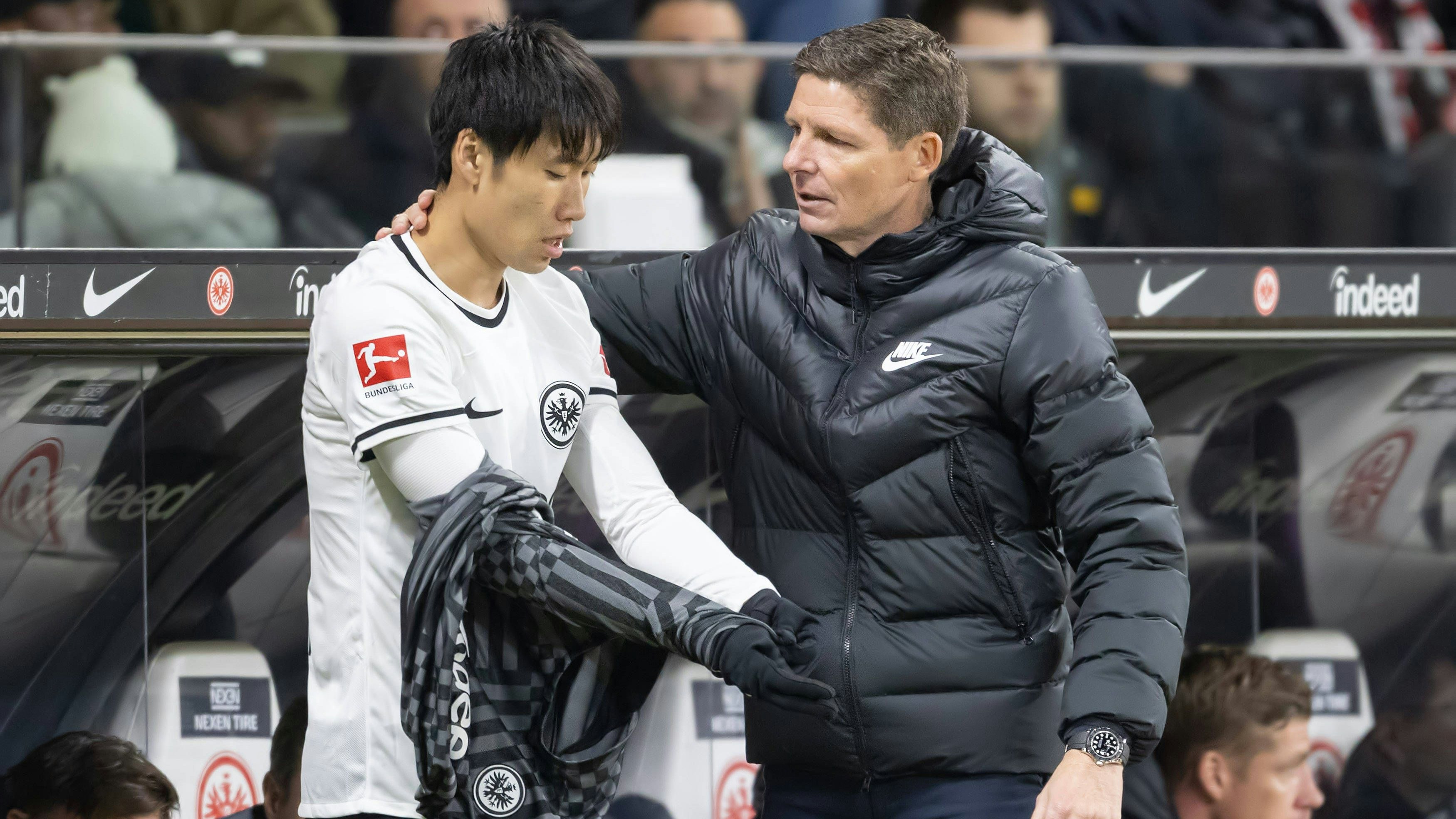In Frankfurt gewannen Oliver Glasner und Daichi Kamada zusammen die Europa League.