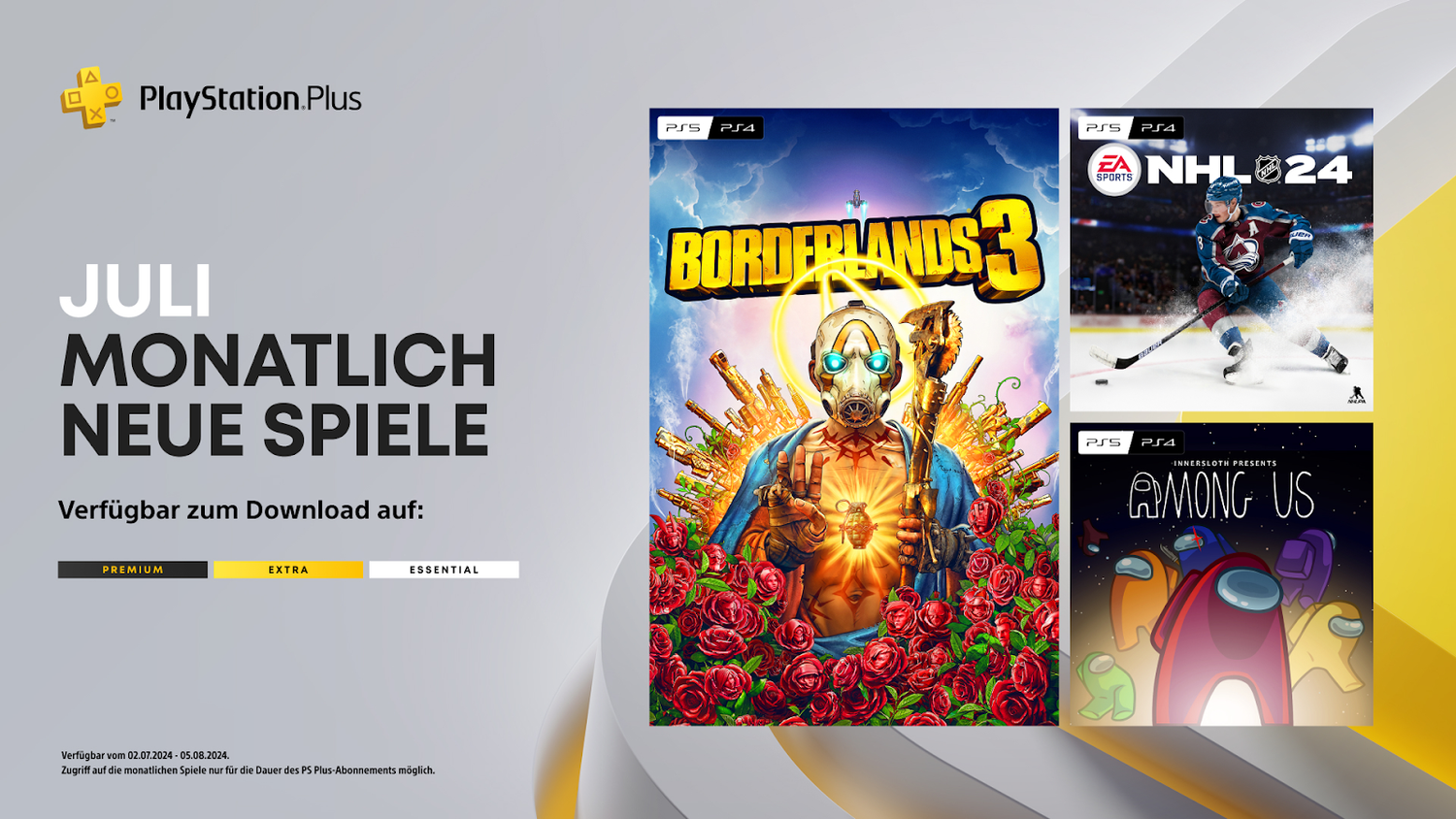 Die monatlichen PlayStation Plus-Titel im Juli für PS4 und PS5.
