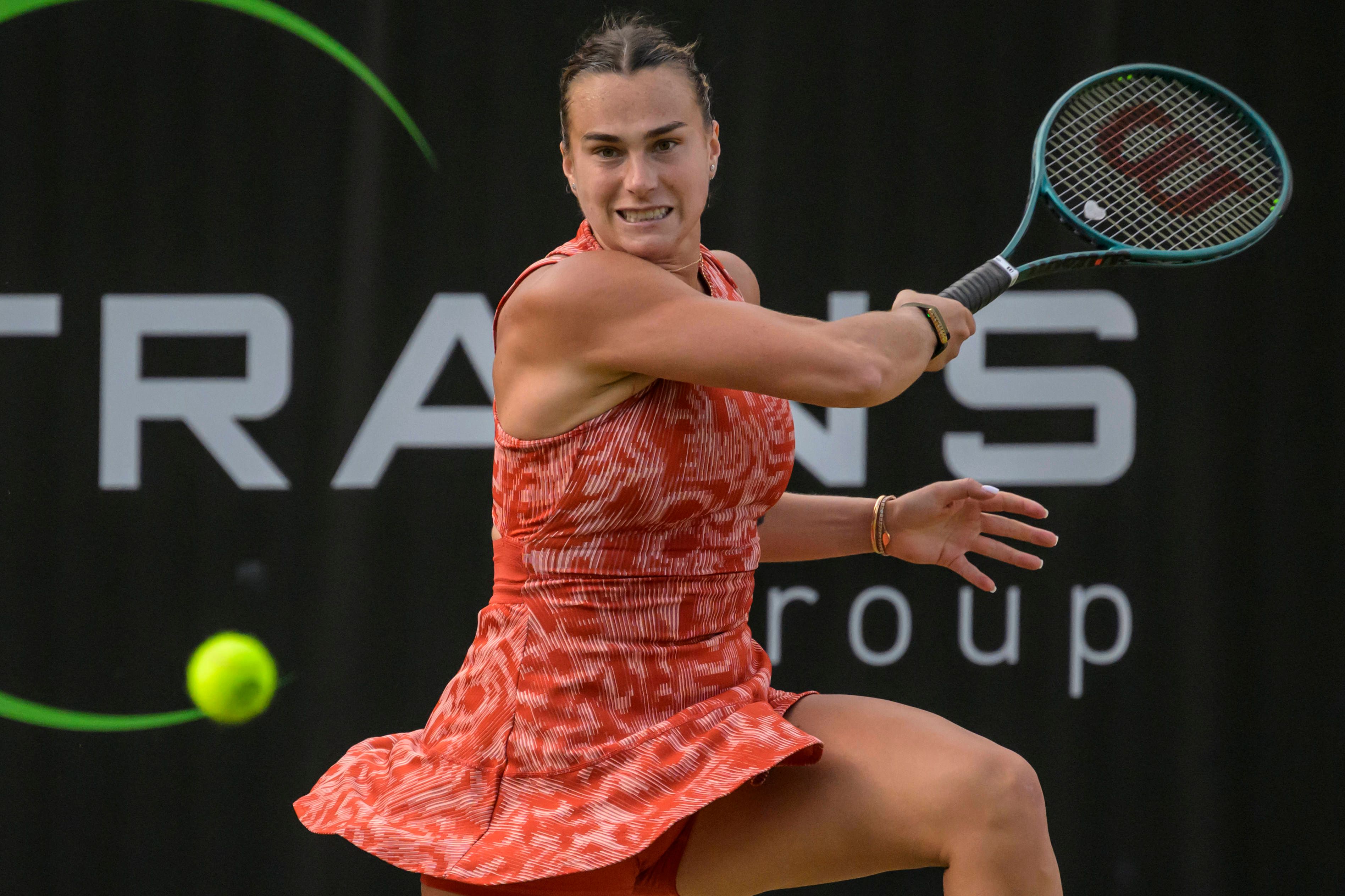 Aryna Sabalenka muss wegen einer Schulterverletzung passen.