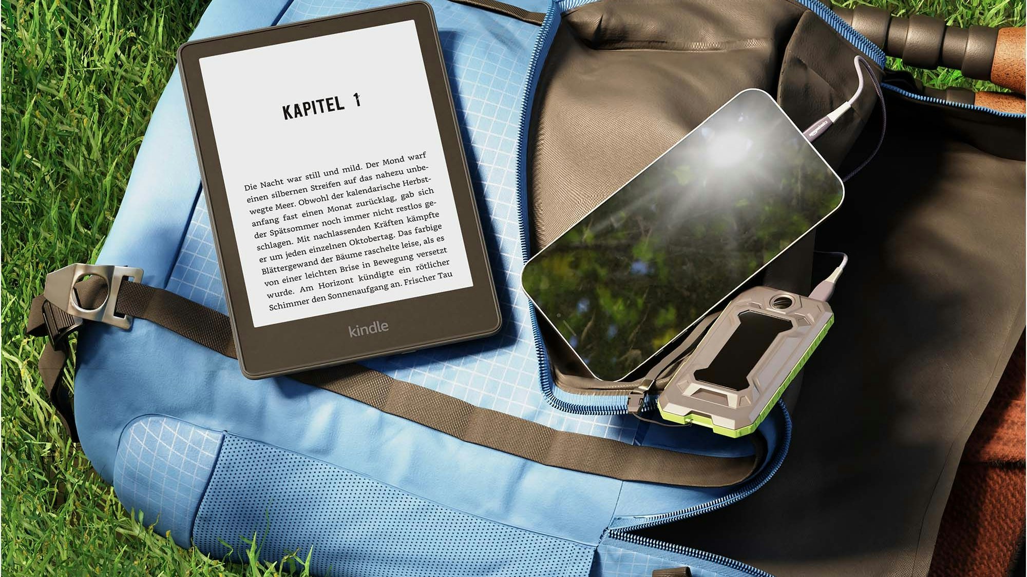 Der Kindle Paperwhite für 149,99 Euro ist der perfekte Urlaubsbegleiter für Viellesende. 
