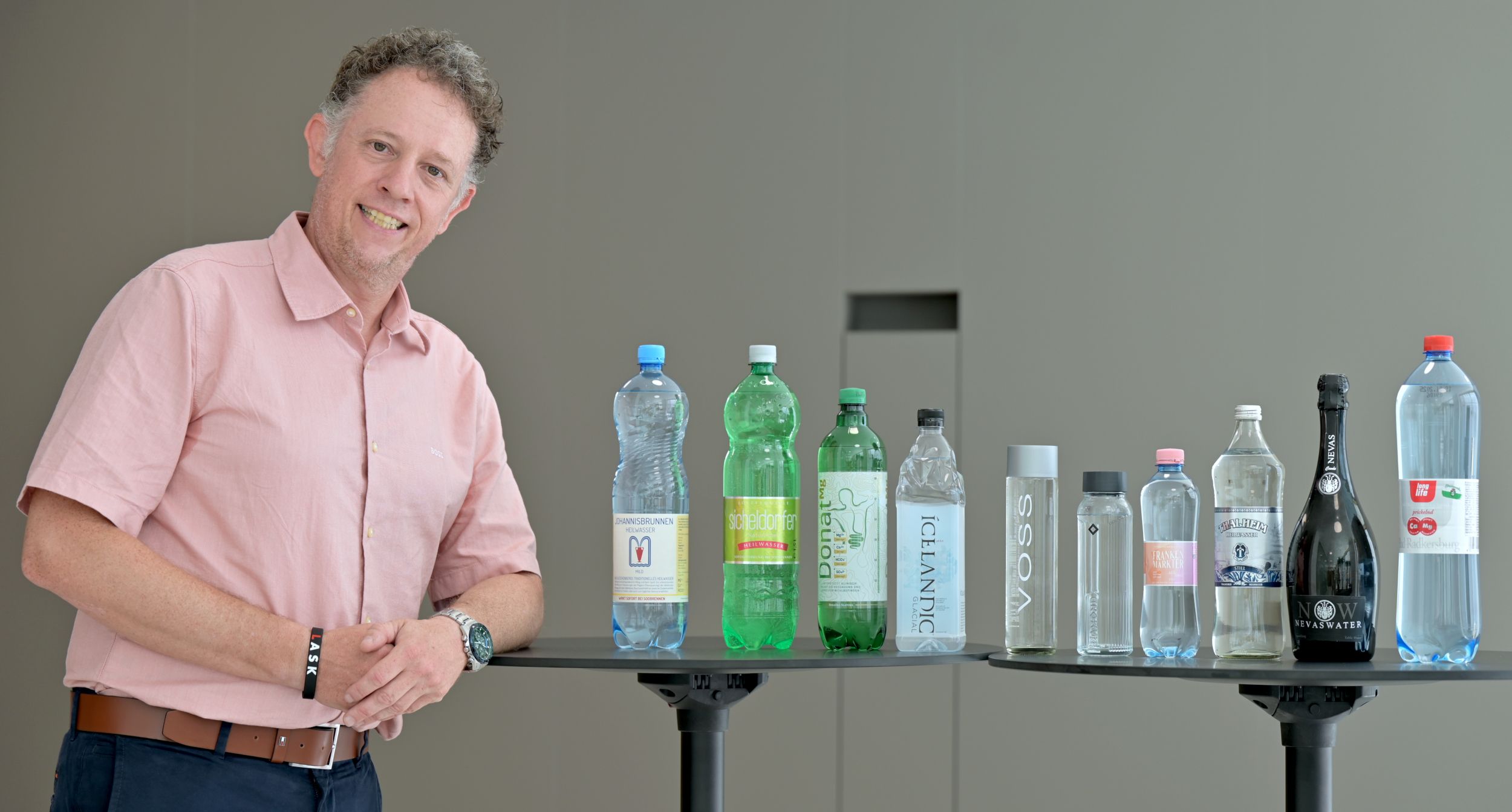 Michael Obermüller aus Linz ist einer von nur ungefähr 500 Wassersommeliers weltweit.