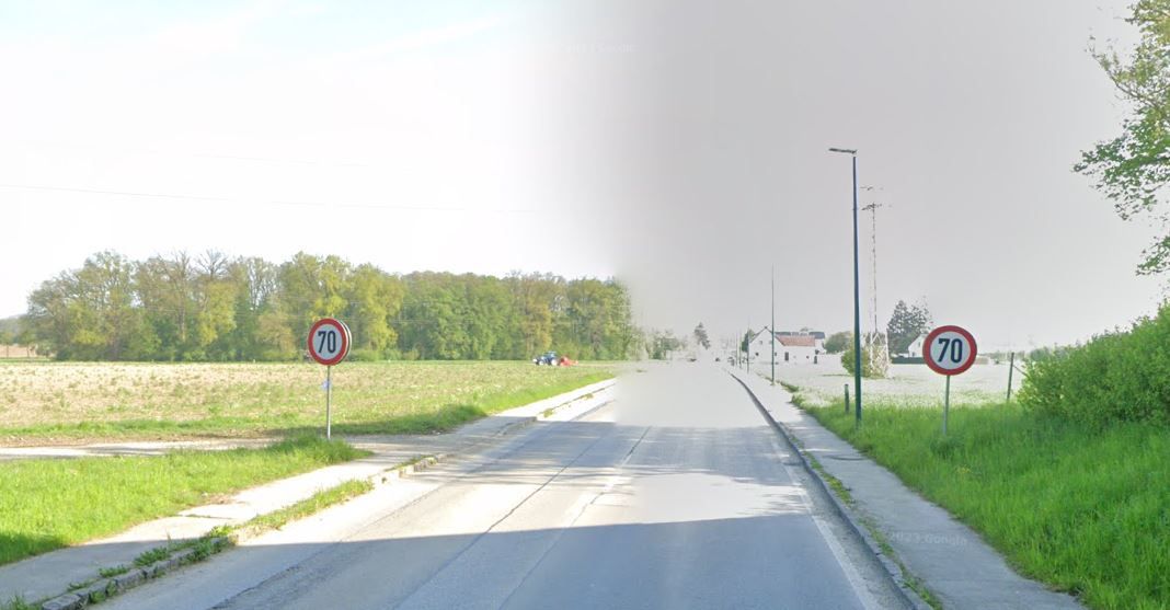In Wels fuhr ein Raser in einer 70er-Zone viel zu schnell.
