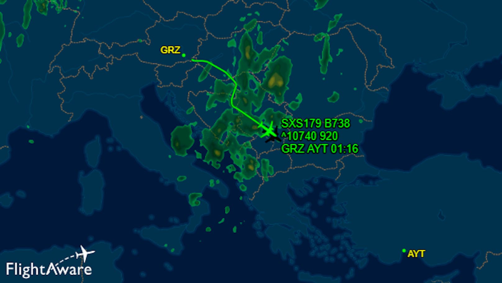 Erst mit 26 Stunden 57 Minuten Verspätung hob Flug XQ179 von SunExpress am 1. Juli Richtung Türkei ab.