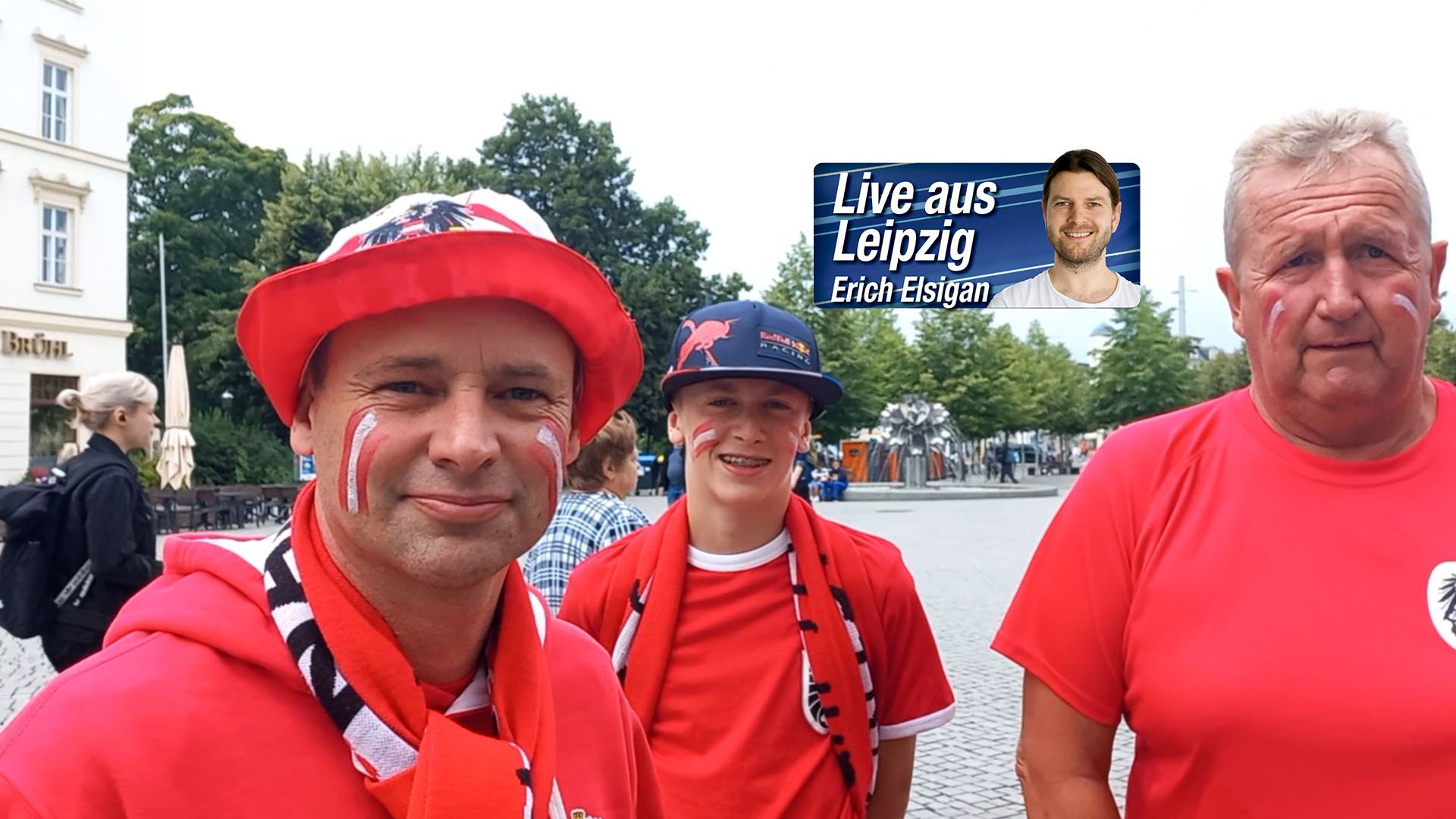 Heute.at - ÖFB-Fans in Leipzig sicher: Der Zug hat keine Bremse