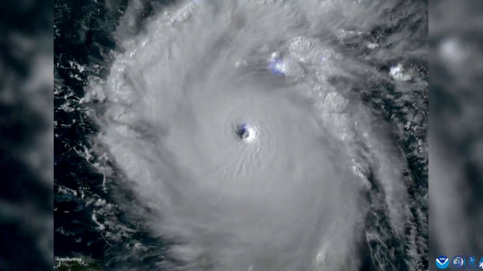 Satellitenbilder des GOES-16-Satelliten zeigen den Hurrikan Beryl über dem Karibischen Meer am 1. Juli 2024.