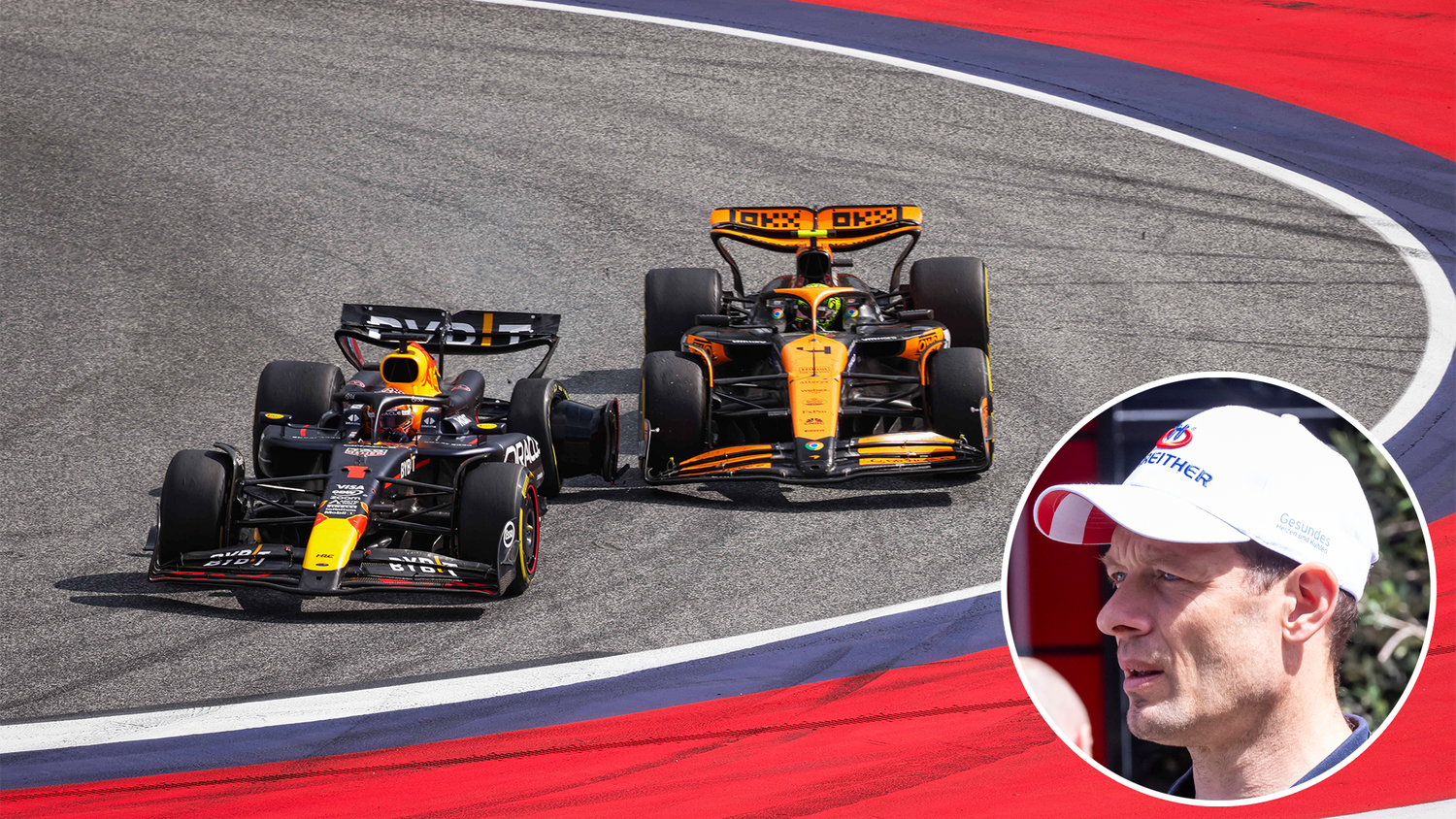 Diese Szene zwischen Max Verstappen und Lando Norris sorgte für Diskussionen.