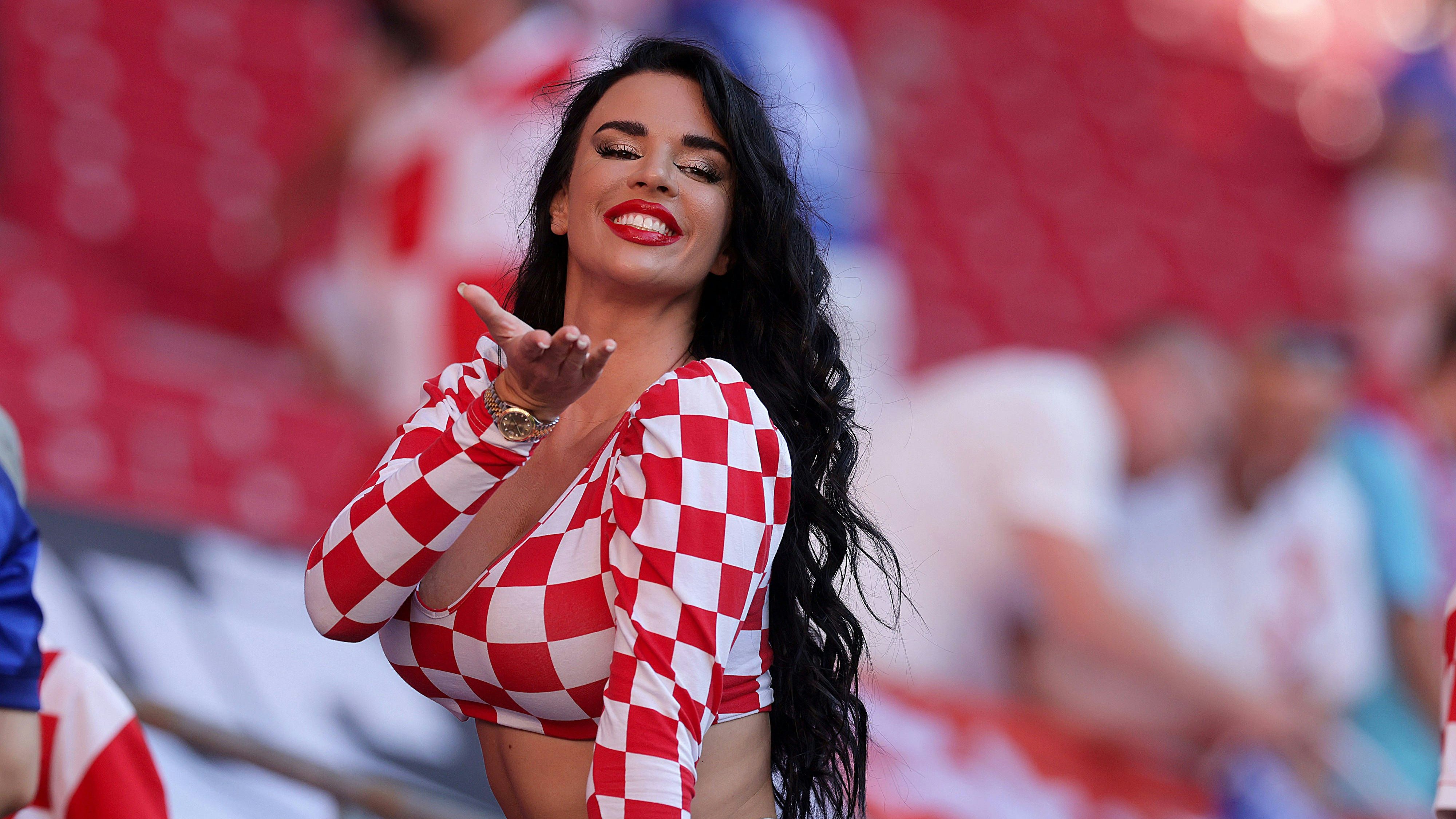 Ivana Knoll feuerte ihre Kroaten an.