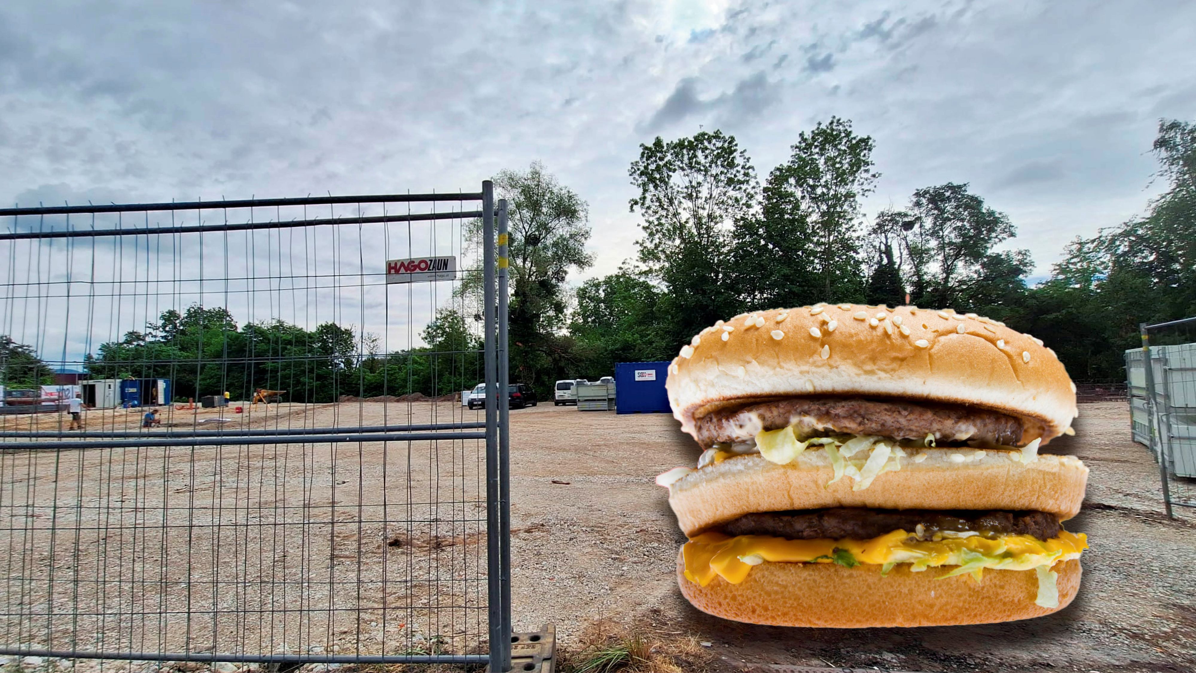 Wo jetzt im Linzer Süden noch gebaut wird, entsteht bald eine neue McDonald's-Filiale. (Symbolbild)