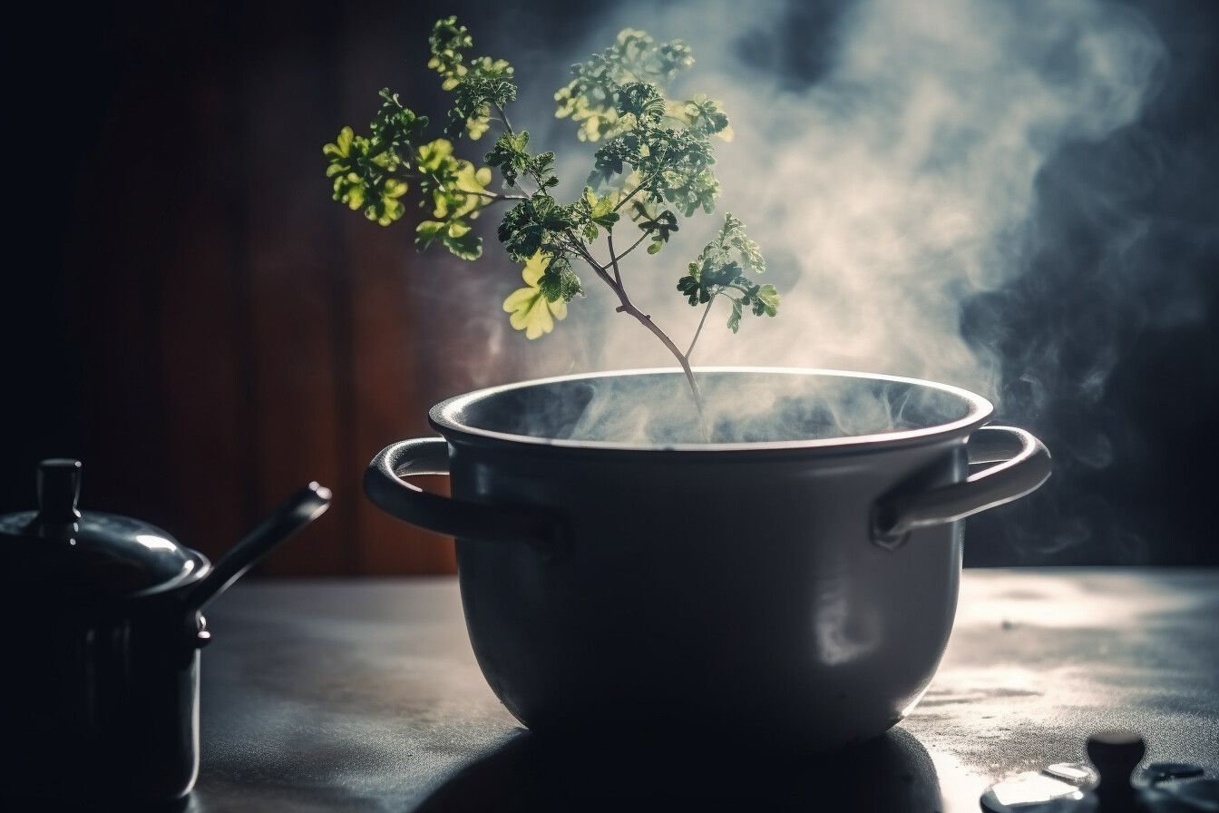 Ein Bäumchen im Kochtopf