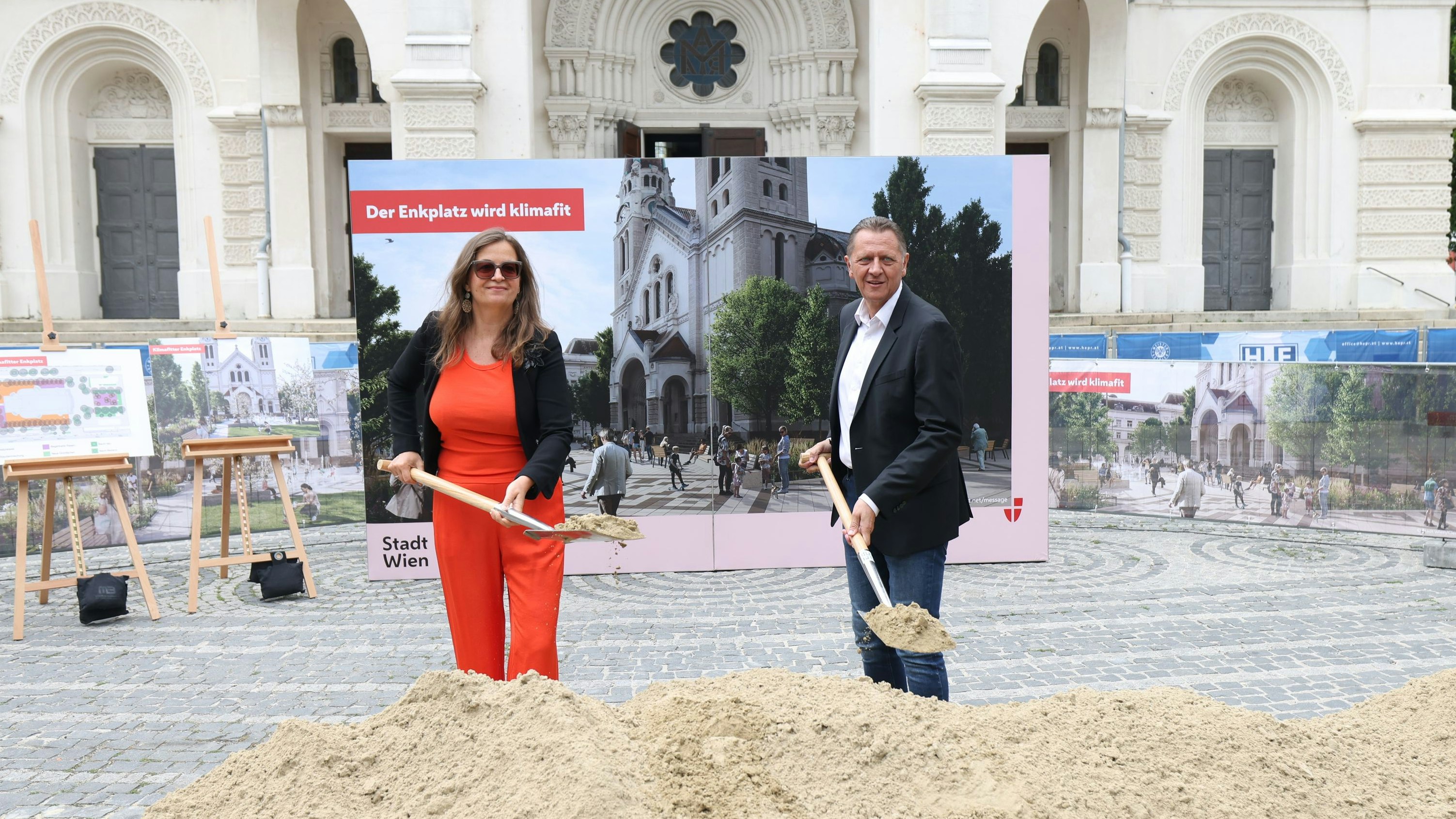 Bis 2025 wird der Enpklatz in Simmering klimafit.