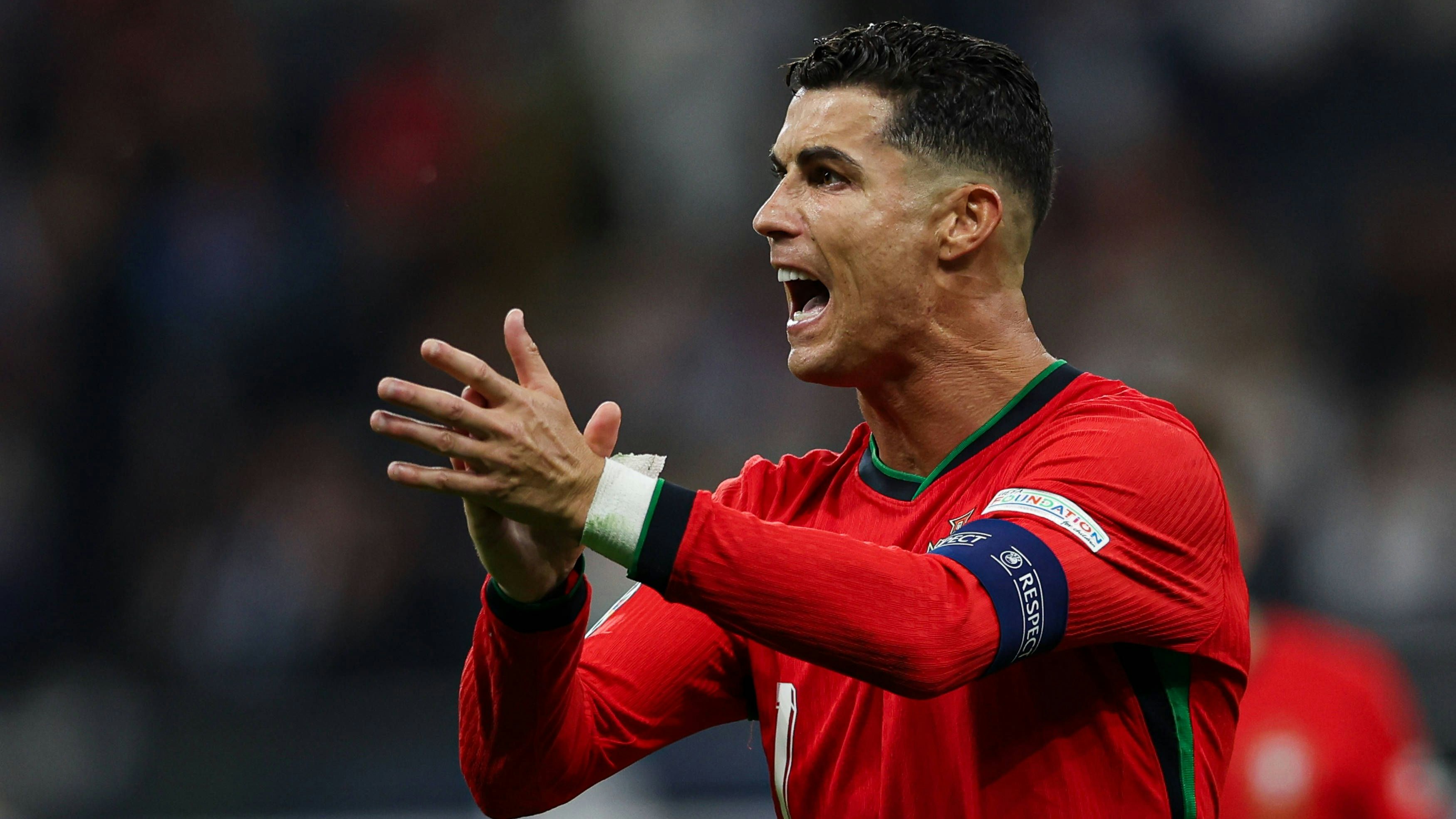 Cristiano Ronaldo wartet noch auf seinen ersten Treffer bei dieser Europameisterschaft.