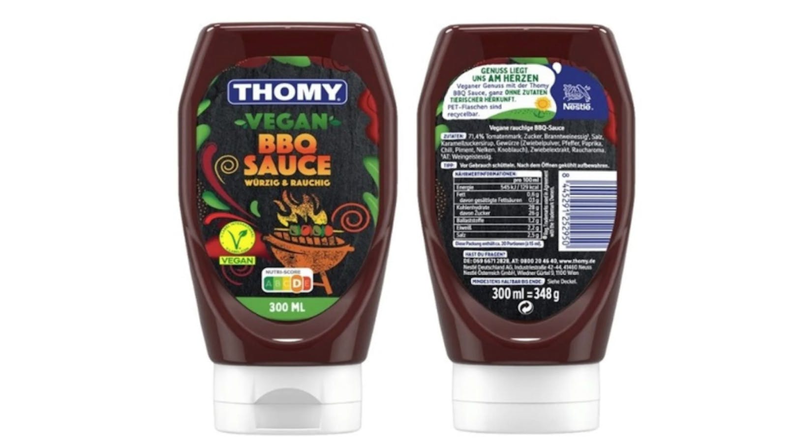 Thomy ruft seine vegane BBQ-Sauce wegen eines nicht gekennzeichneten Inhaltsstoffes zurück.
