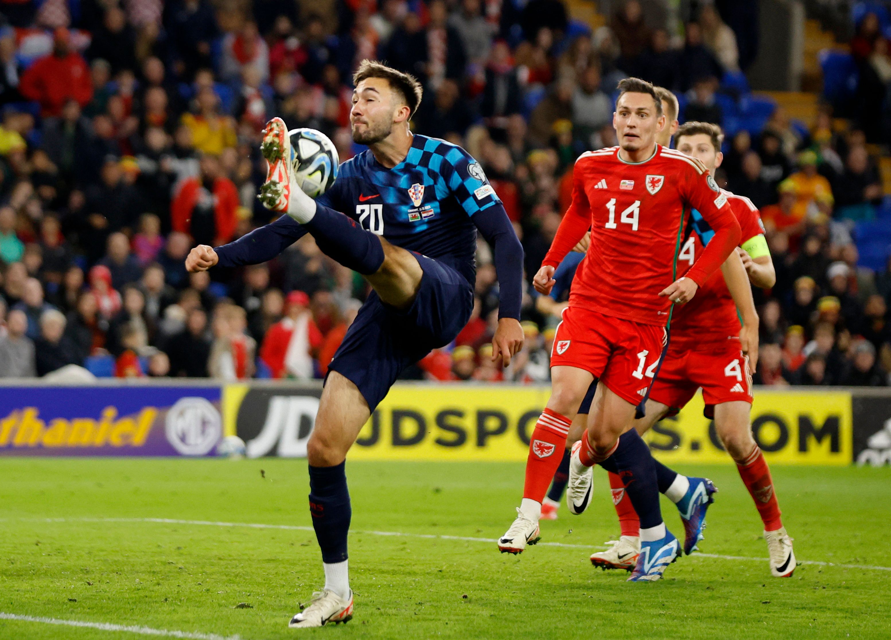 Dion Beljo soll bei Rapid Wien auf dem Zettel stehen, er spielte schon zweimal für das kroatische Nationalmannschaft. 