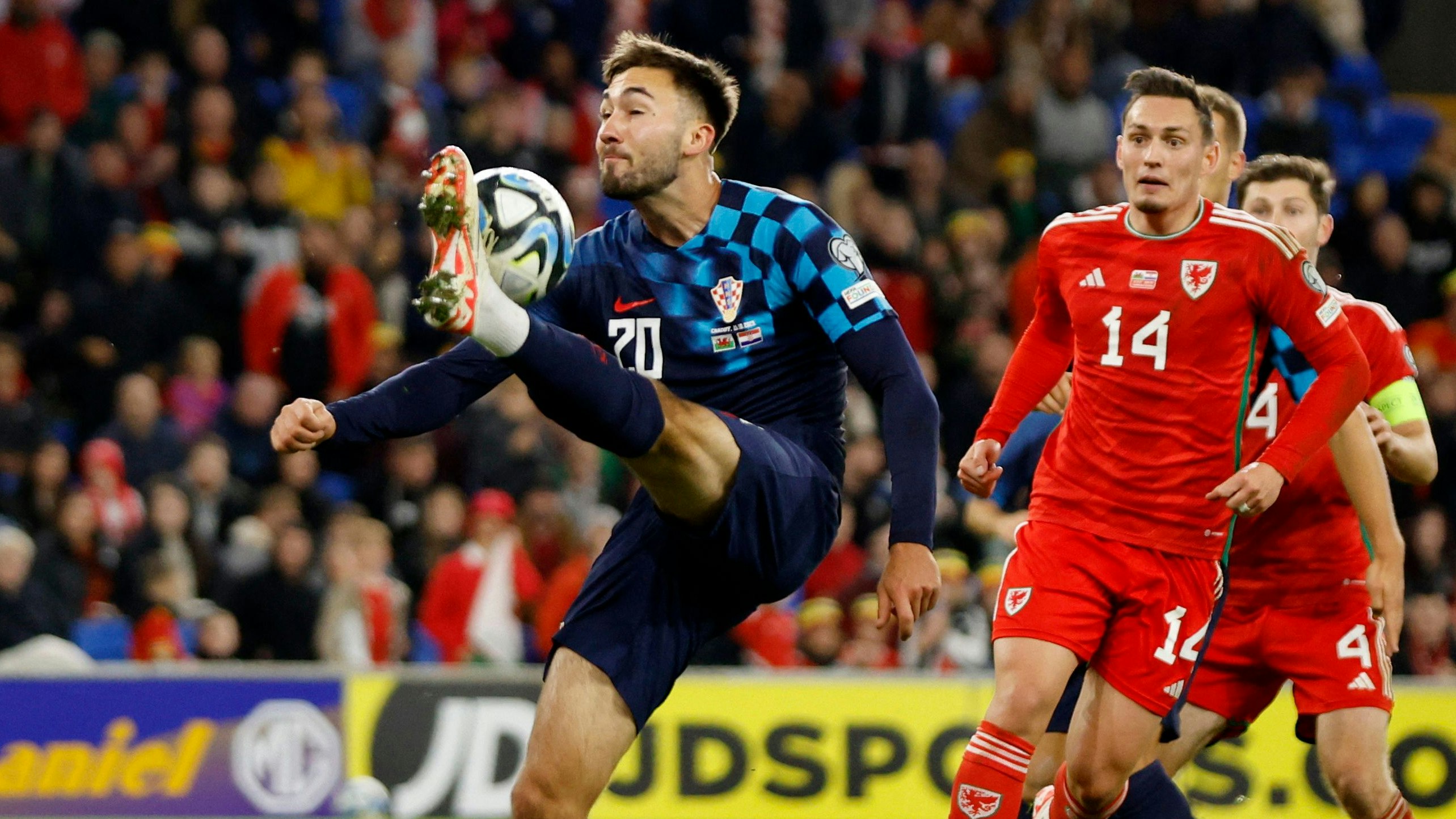 Dion Beljo soll bei Rapid Wien auf dem Zettel stehen, er spielte schon zweimal für das kroatische Nationalmannschaft. 