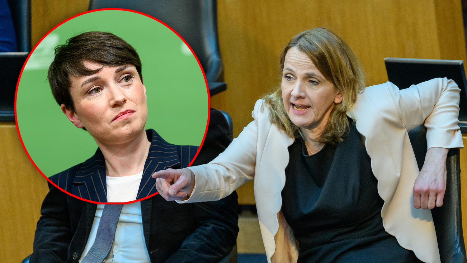 Klubobfrau Sigrid Maurer (Grüne) und FPÖ-Sozialsprecherin Dagmar Belakowitsch lieferten sich eine hitzige Debatte in der aktuellen Stunde.