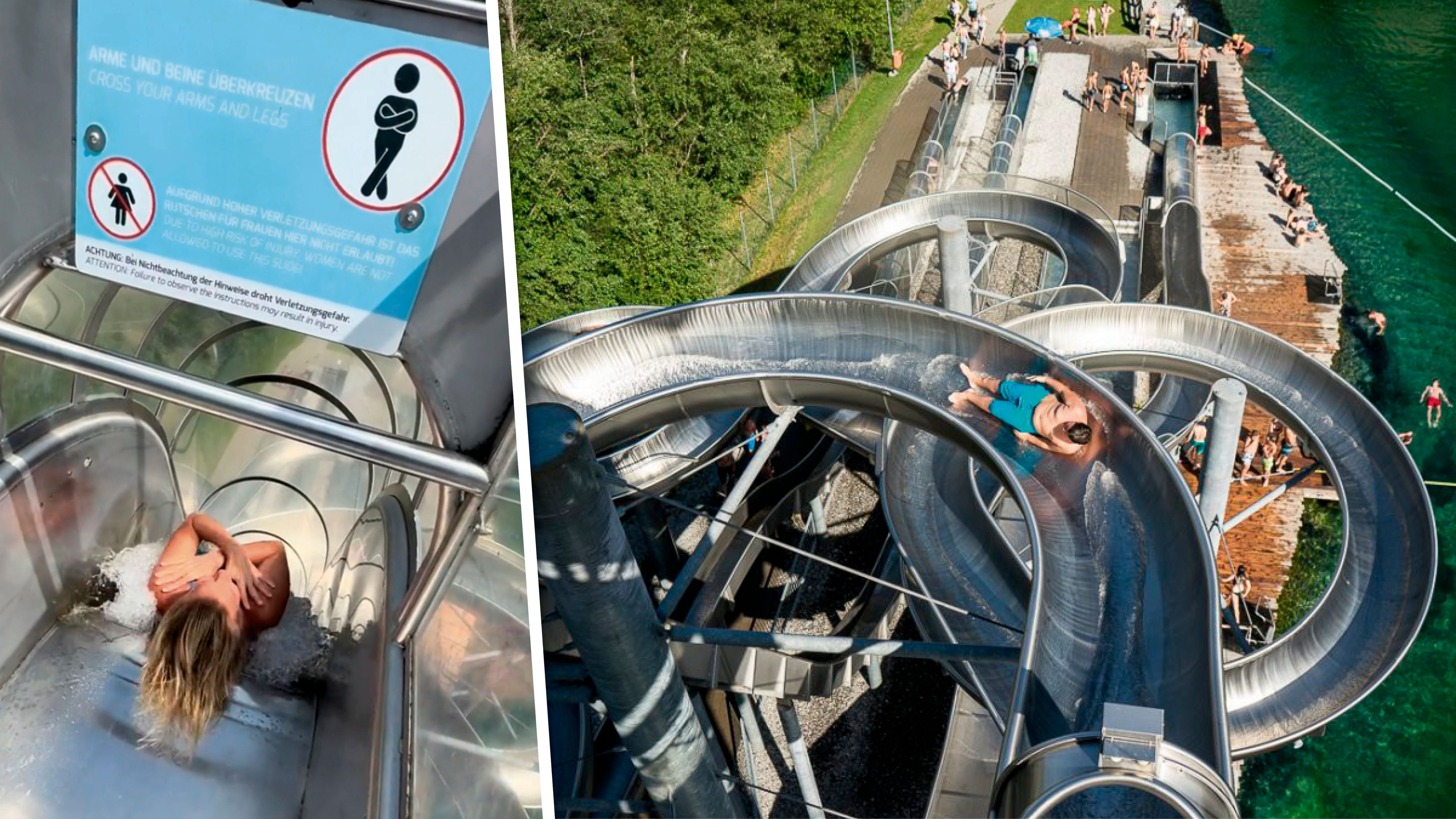 Das Rutsch-Verbot im Tiroler Freizeitpark wirft Fragen auf.
