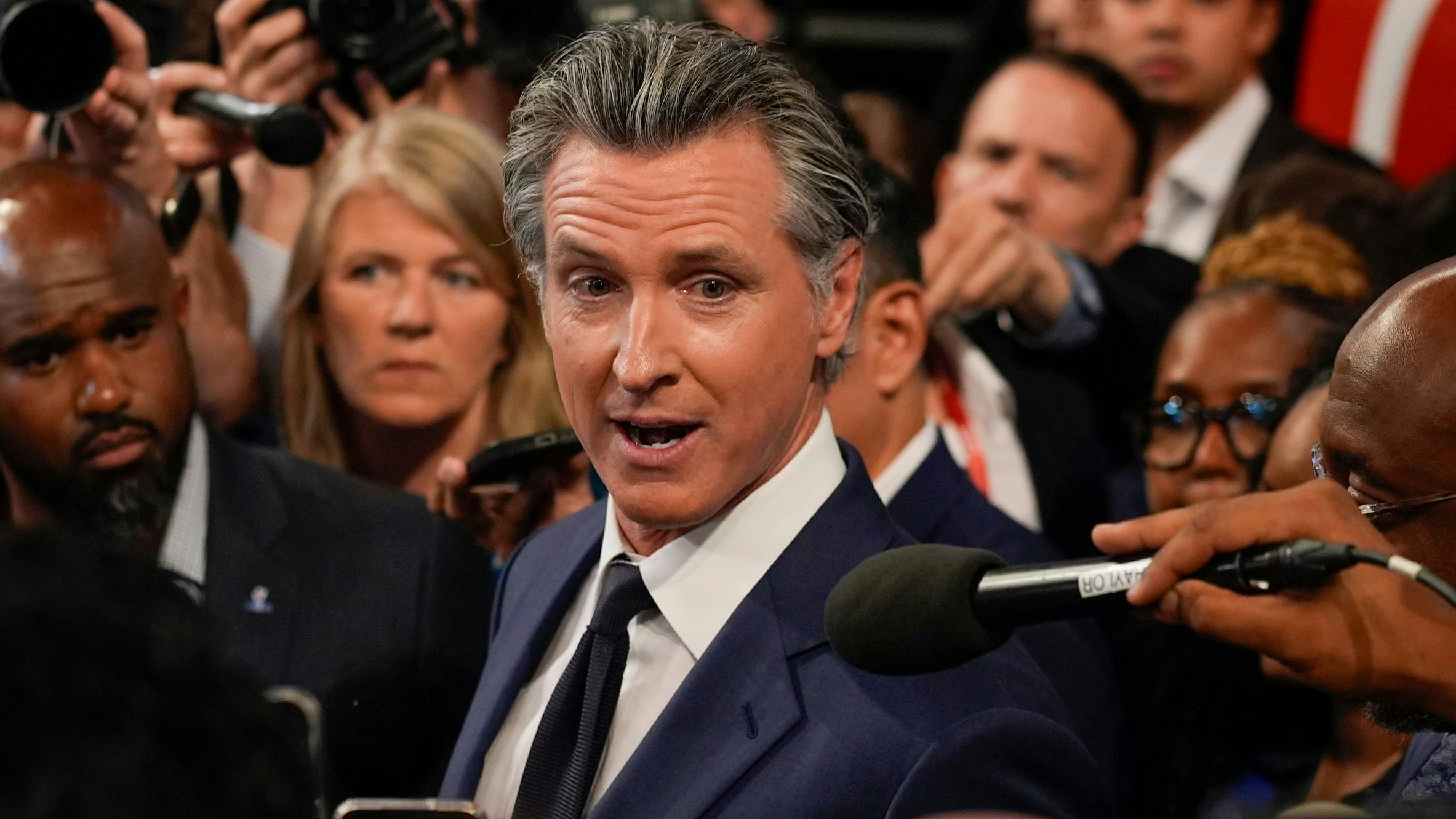 Gavin Newsom, Gouverneur von Kalifornien, gilt als einer der Nachfolge-Favoriten unter dem Demokraten