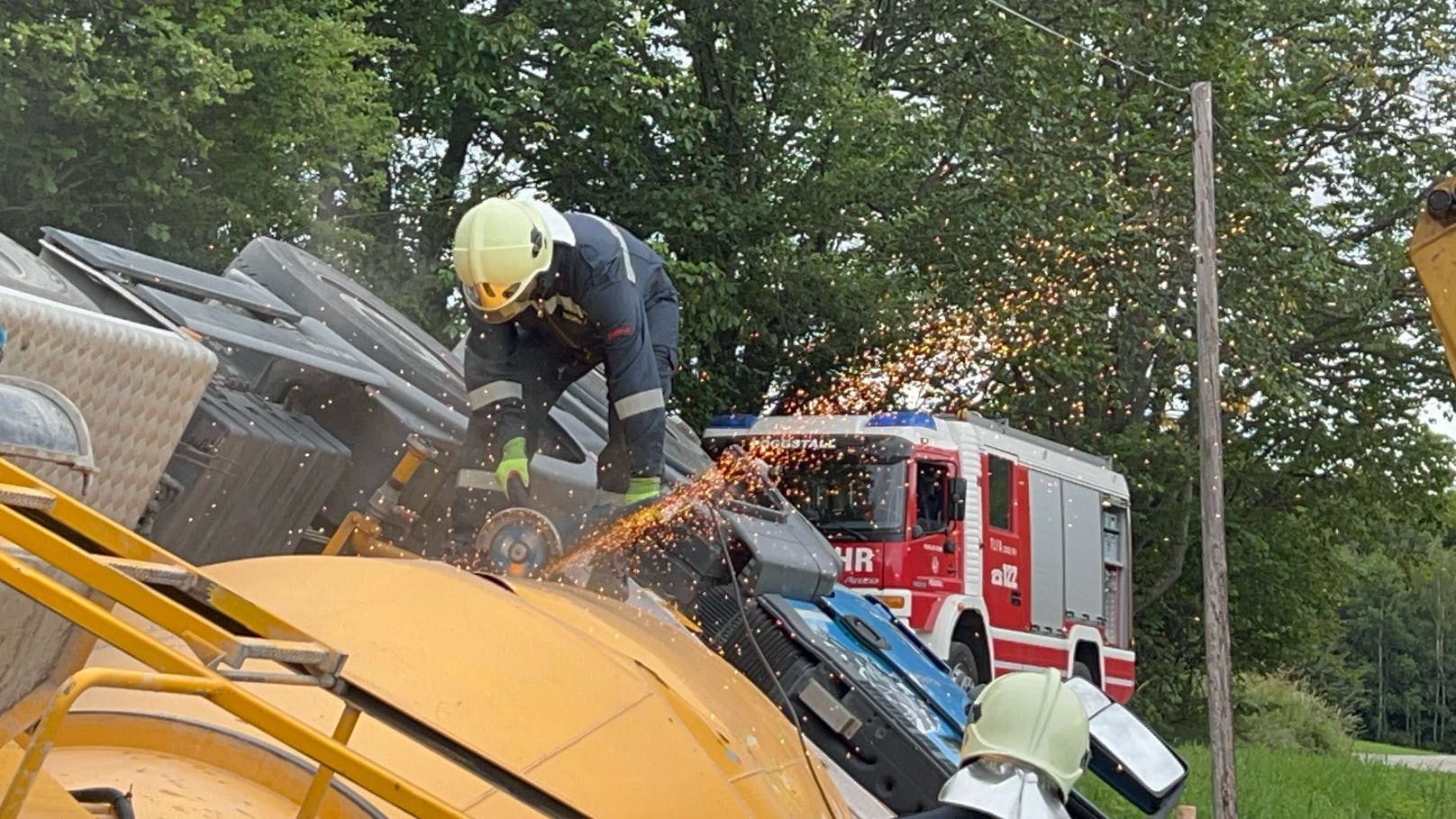 Die Feuerwehr im Einsatz