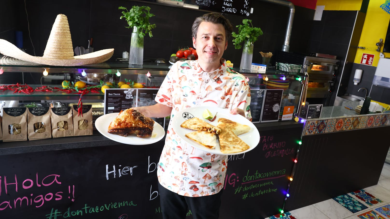 Der Chef kommt aus Tirol, seine Spezialitäten schmecken aber nach Mexiko pur.