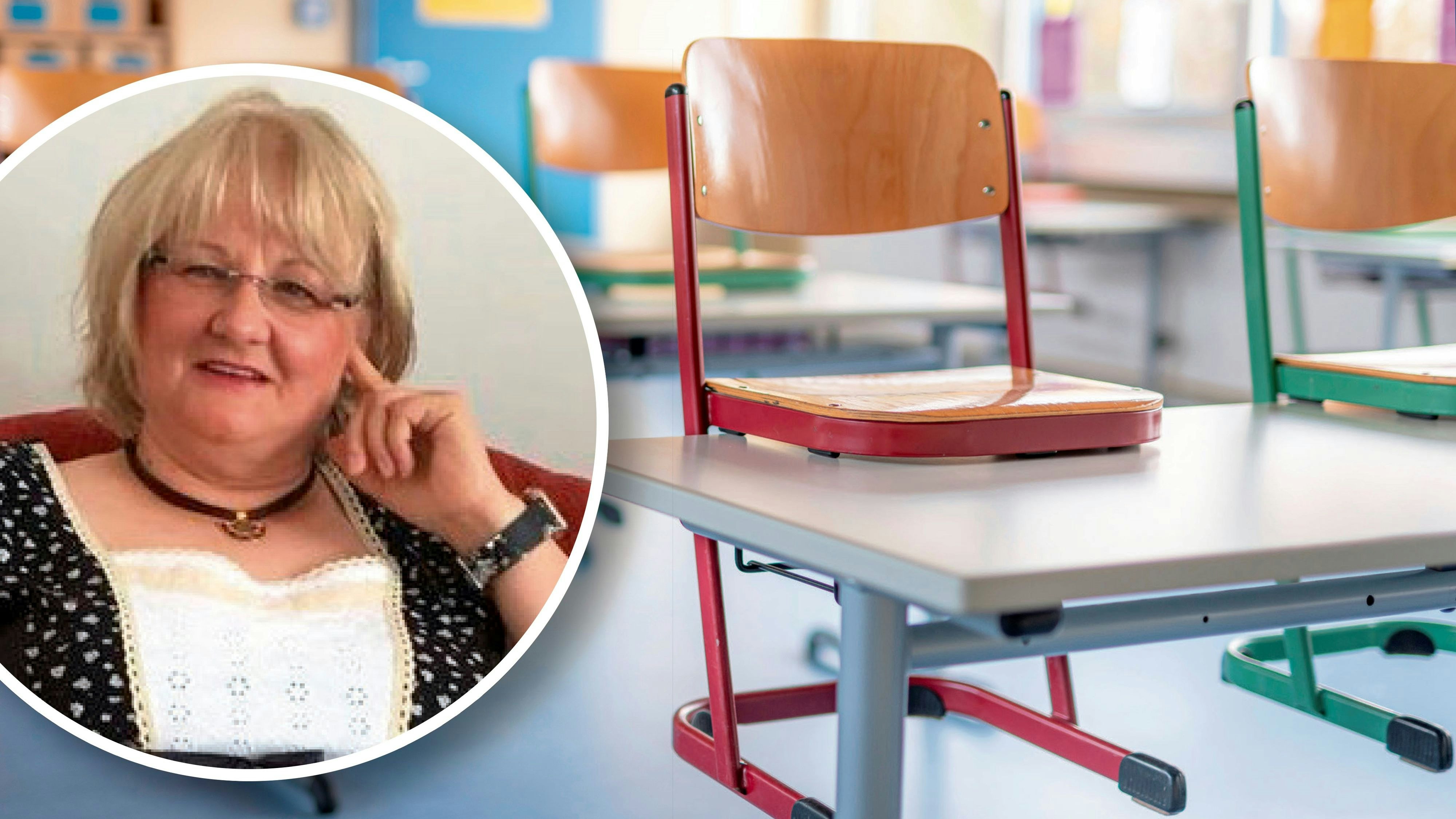 Lehrerin Sonja S. (65) geht Ende Juli in den Ruhestand, weiterarbeiten darf sie im Ruhestand nicht.