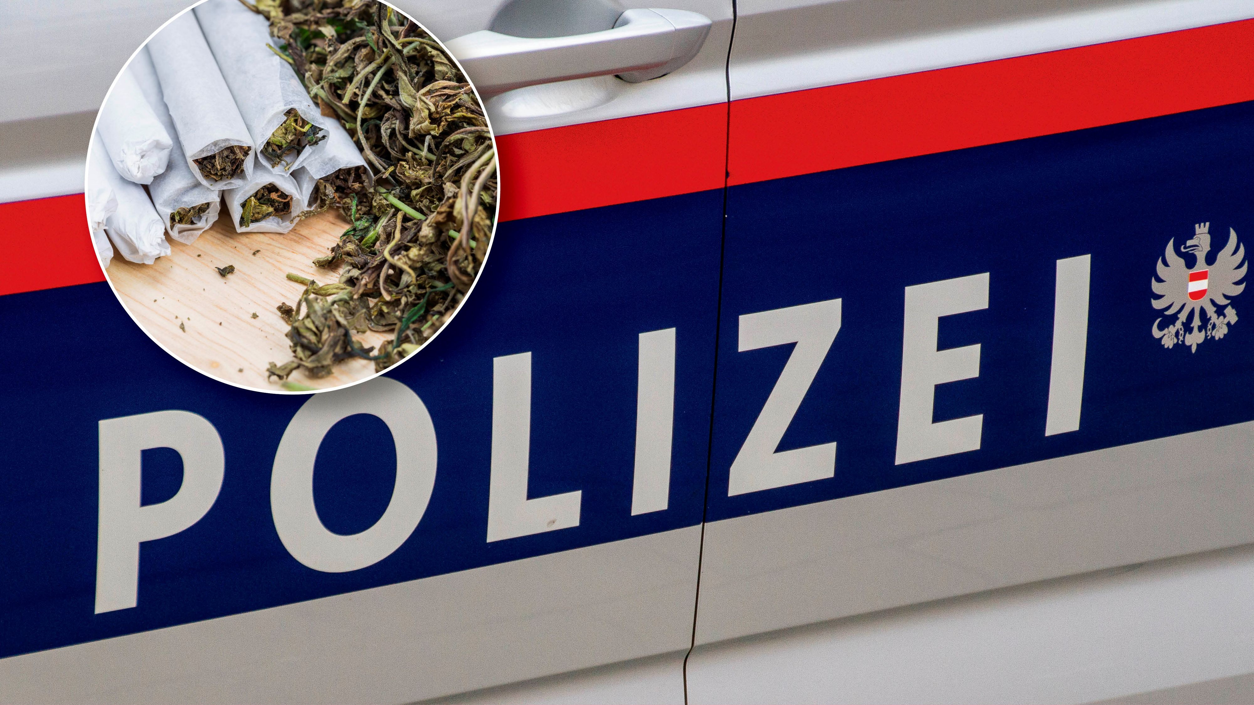 Die Polizei fand bei Grenzkontrollen Joints in einem Auto. (Symbolbild)